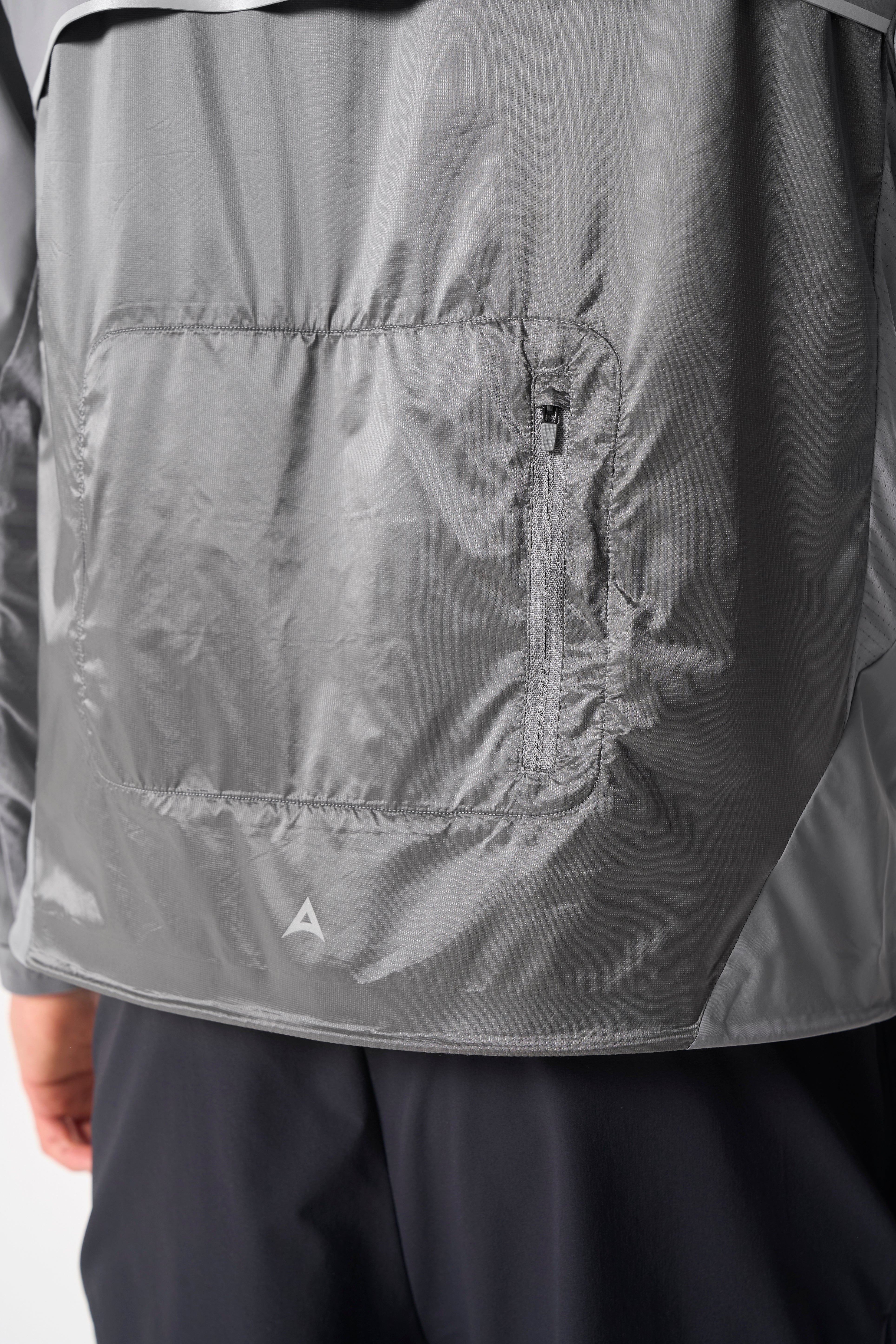 MENS LIGHTWEIGHT WINDBREAKER JACKET - DK GREY