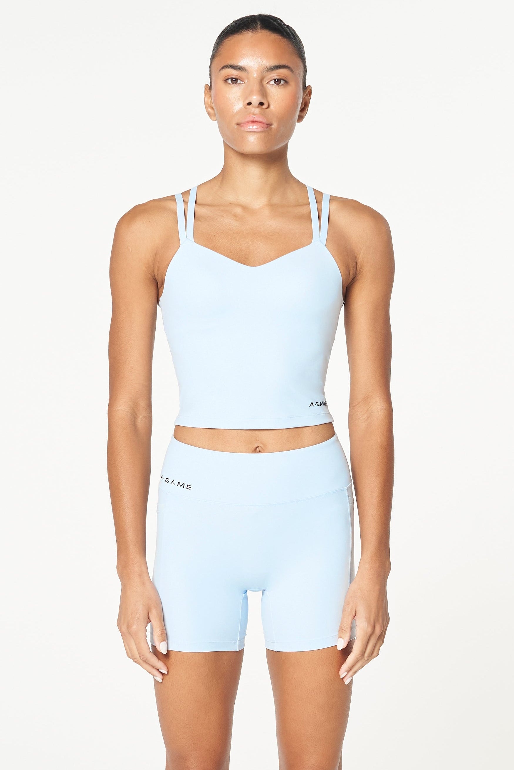 WOMENS TRAINING VEST - PALE BLUE
