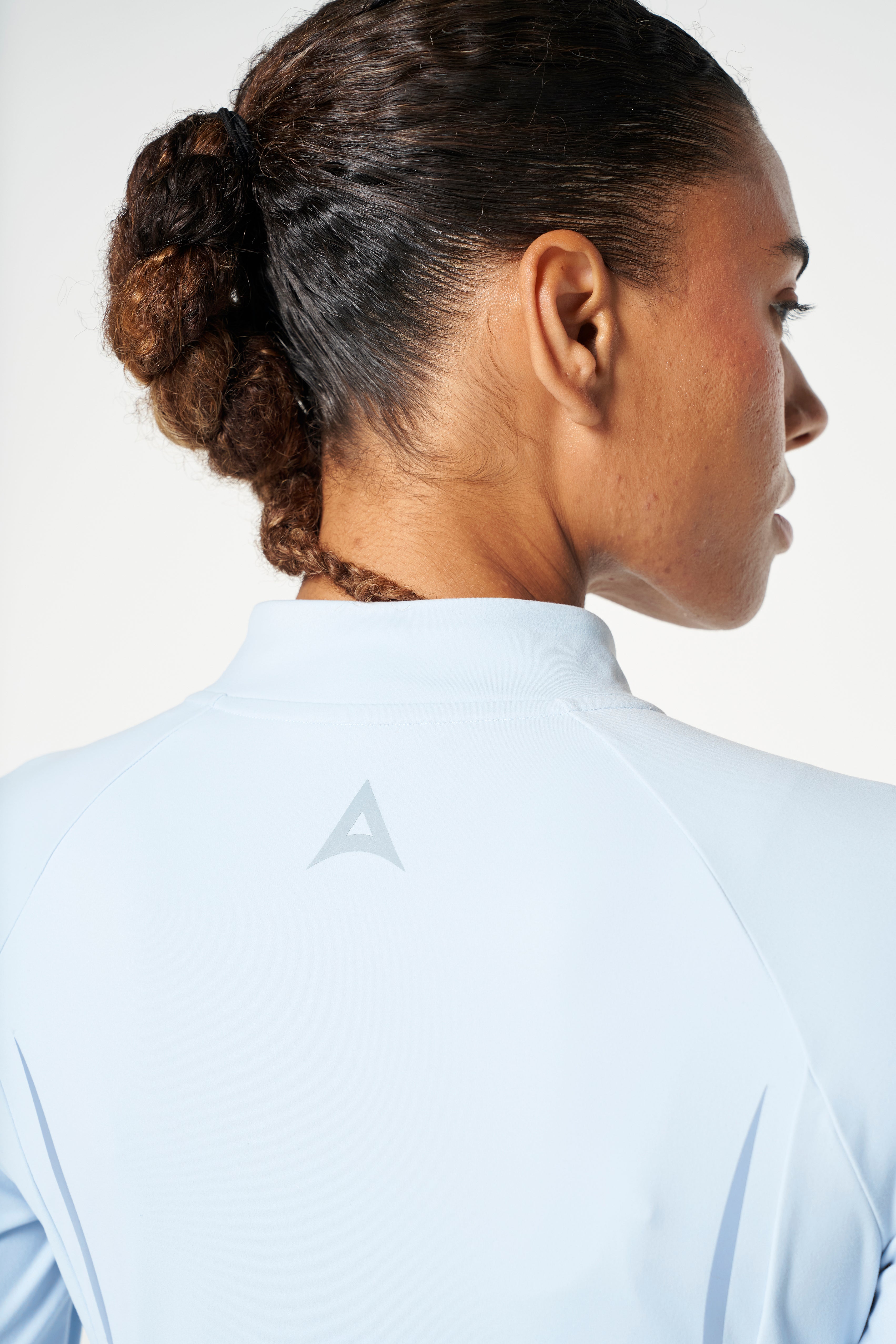 Women's Core Training 1/4 Zip - Pale Blue