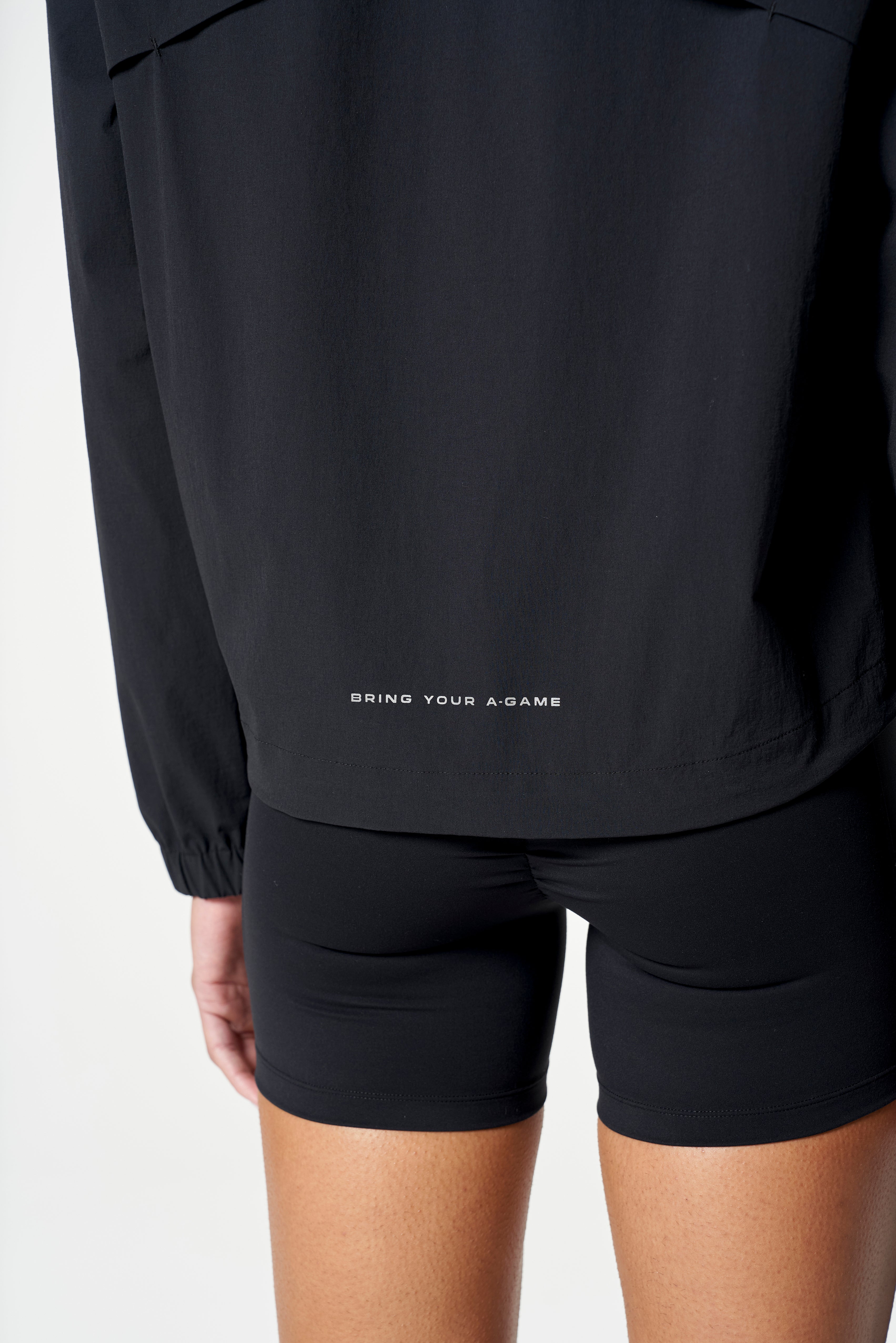 WOMENS LIGHTWEIGHT SHELL JACKET - BLACK