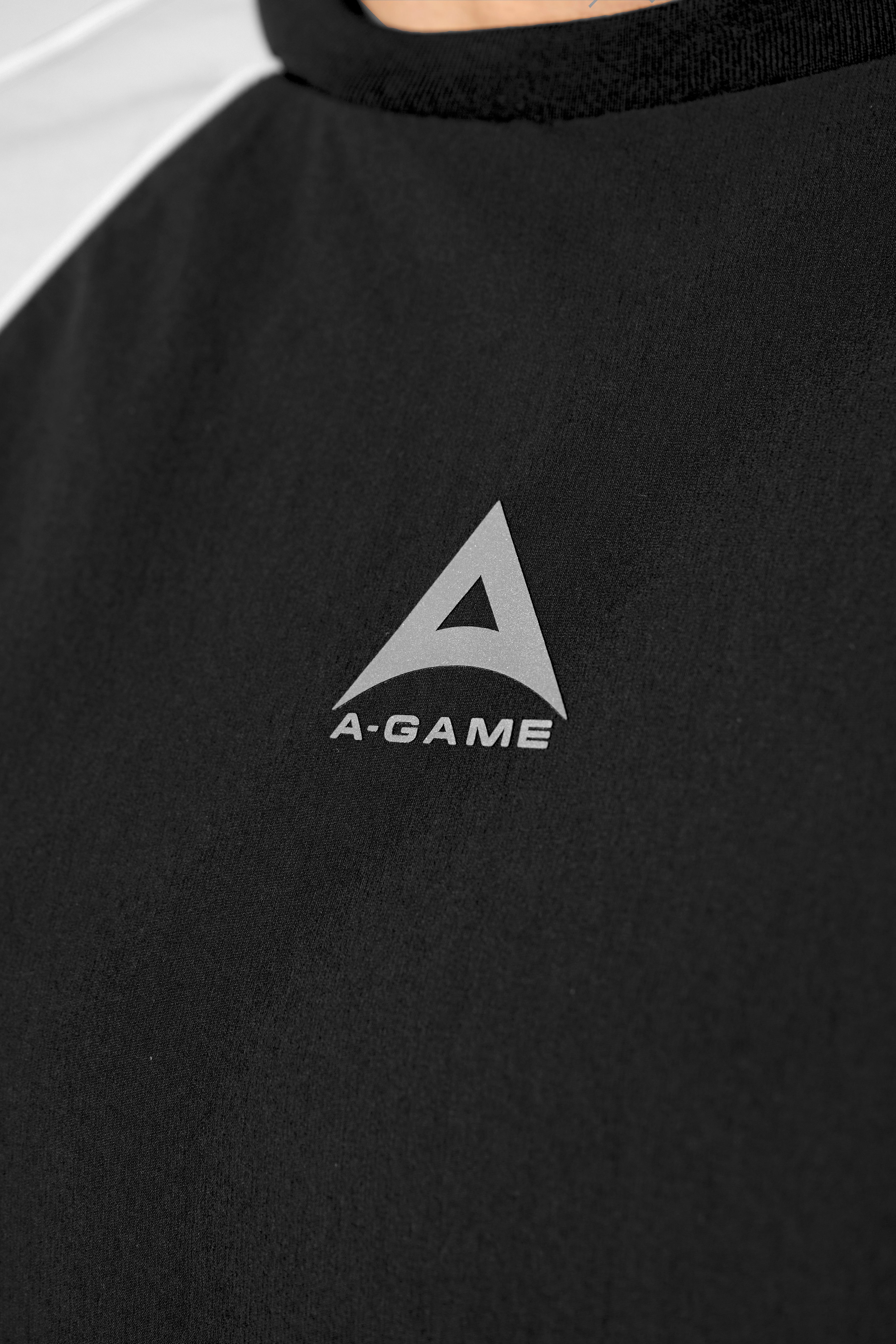 Men's Textured T-Shirt - Black / Light Grey