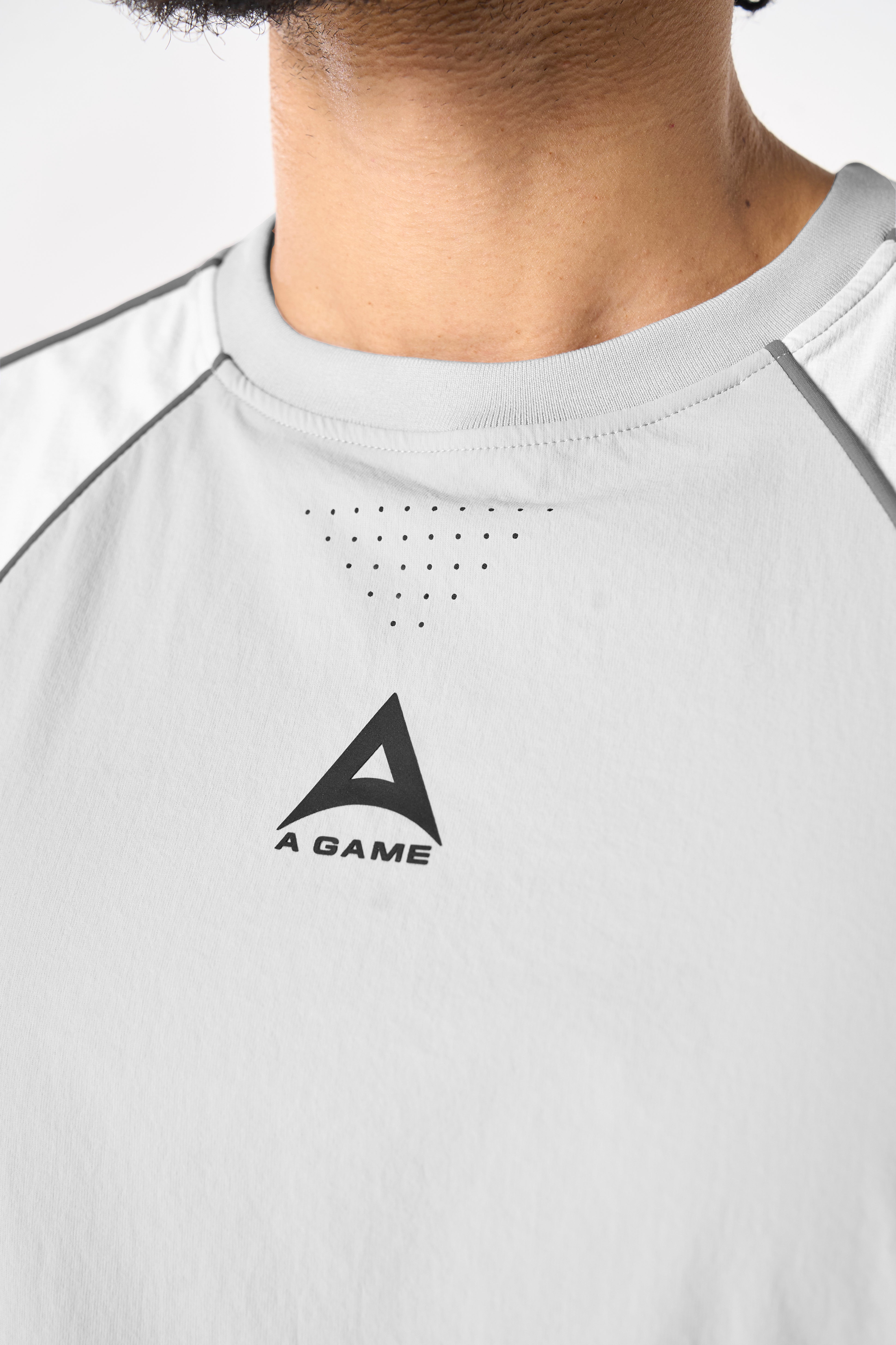 Men's Textured Vest - Grey / White