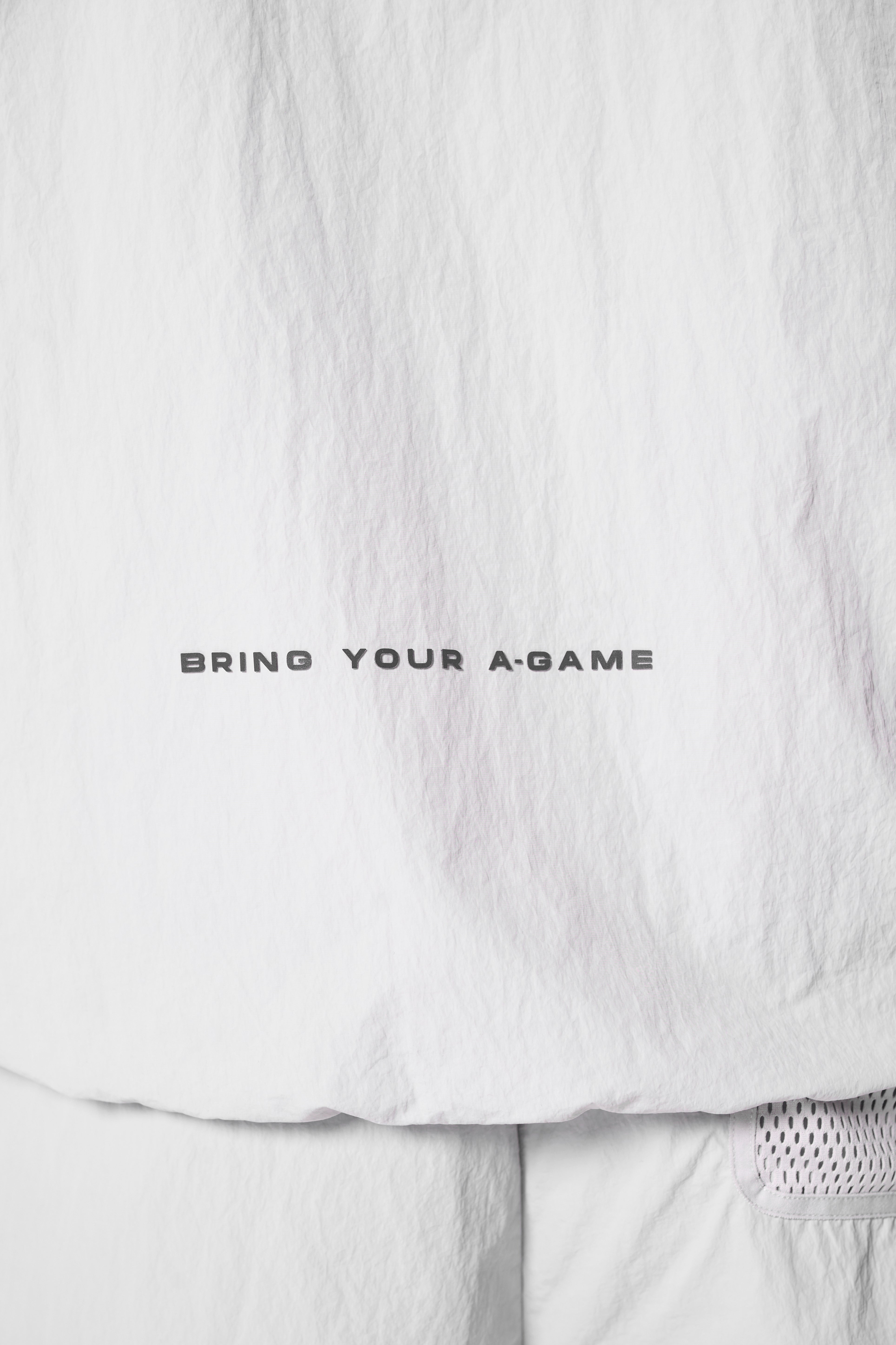 Men's Woven Tech Top - Grey