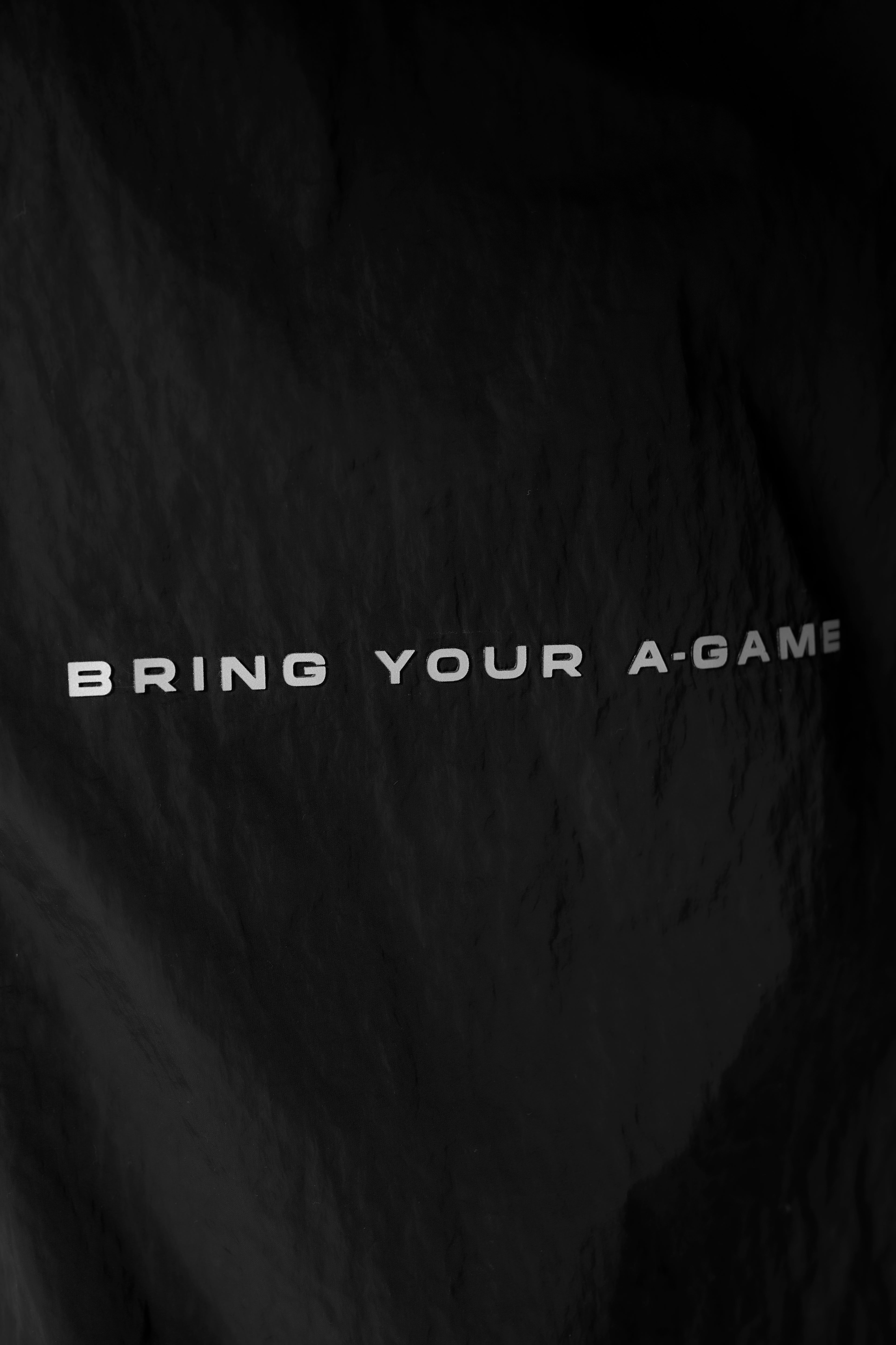 Men's Woven Tech Popper Pants - Black