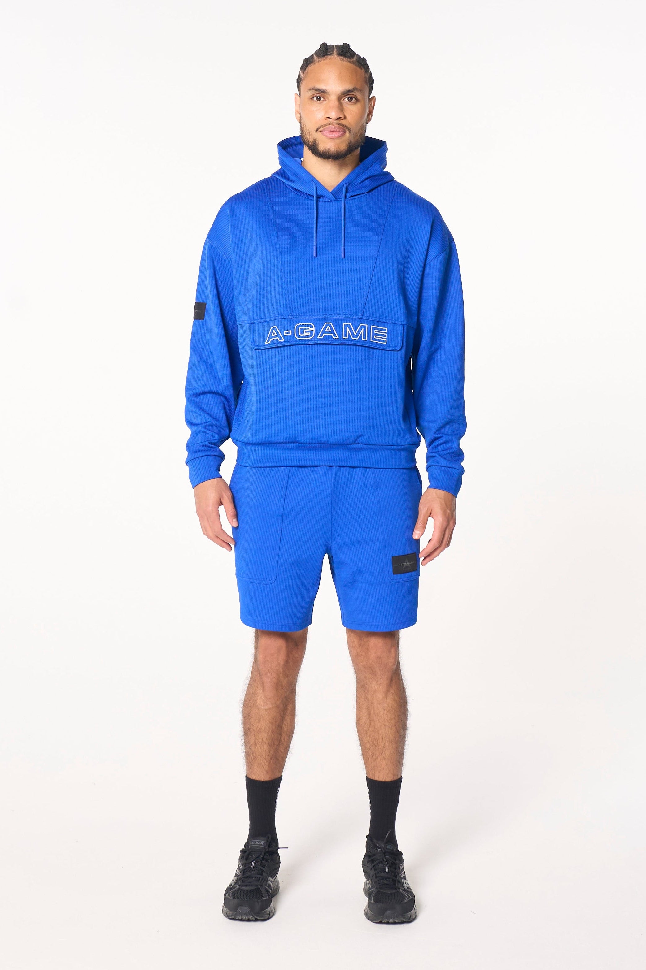 Men's Waffle Tech Shorts - Cobalt Blue