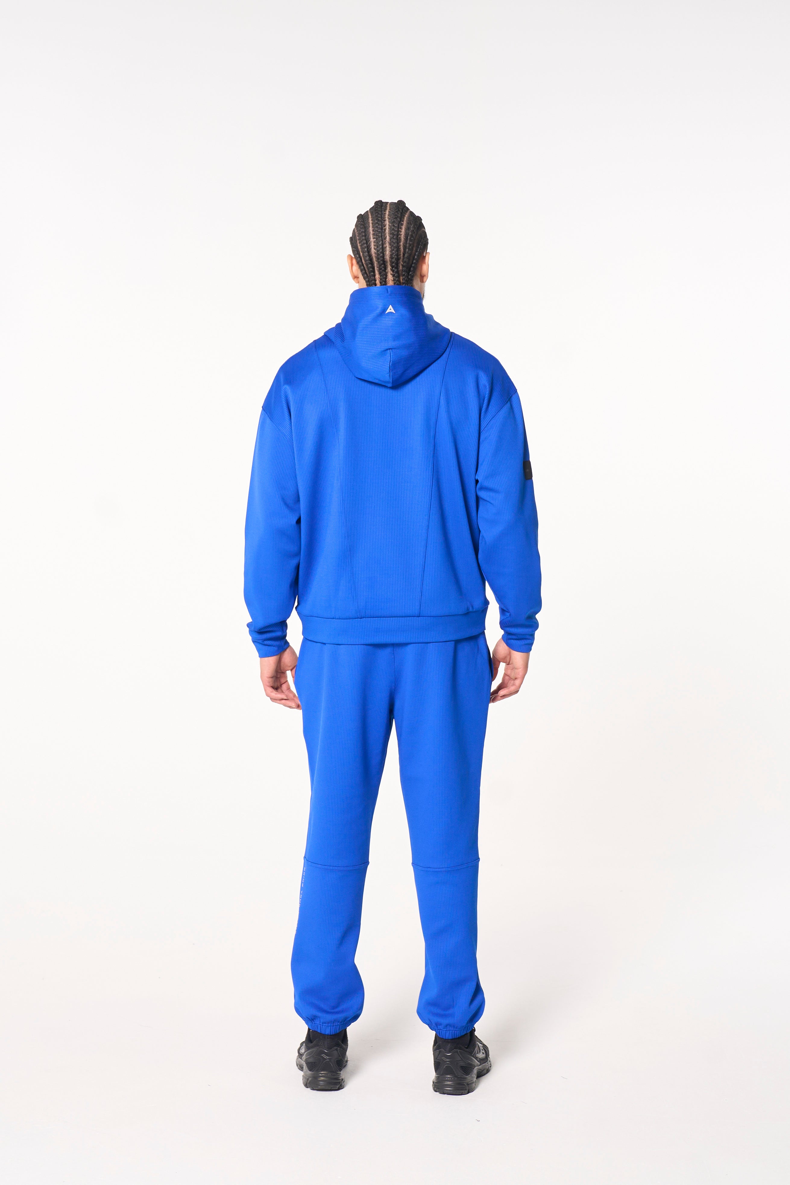 MENS LIFEWEAR WAFFLE TECH JOGGERS - COBALT BLUE