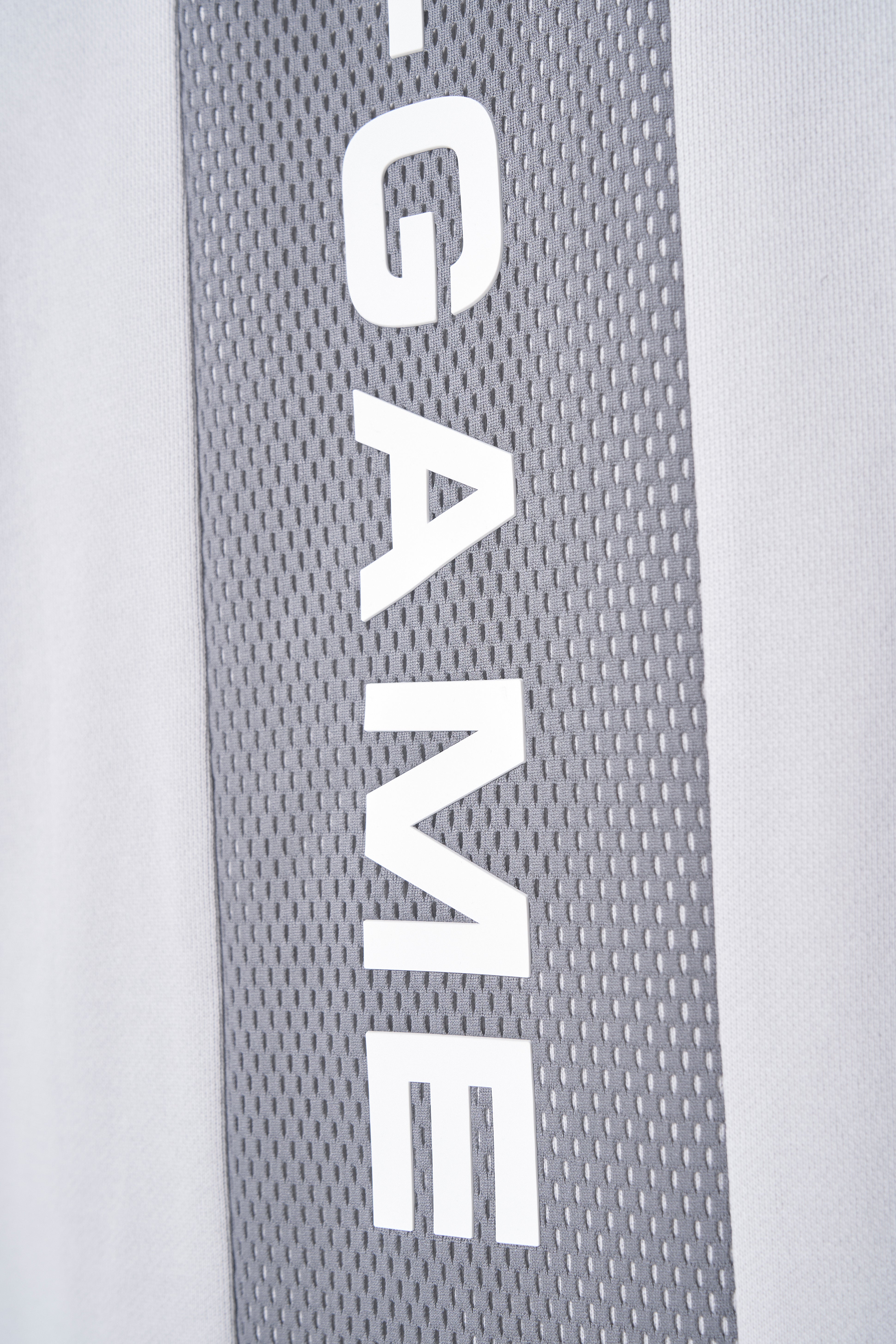 MENS LIFEWEAR PANELLED MESH SPORT ZIP THROUGH HOODIE - GREY / BLACK