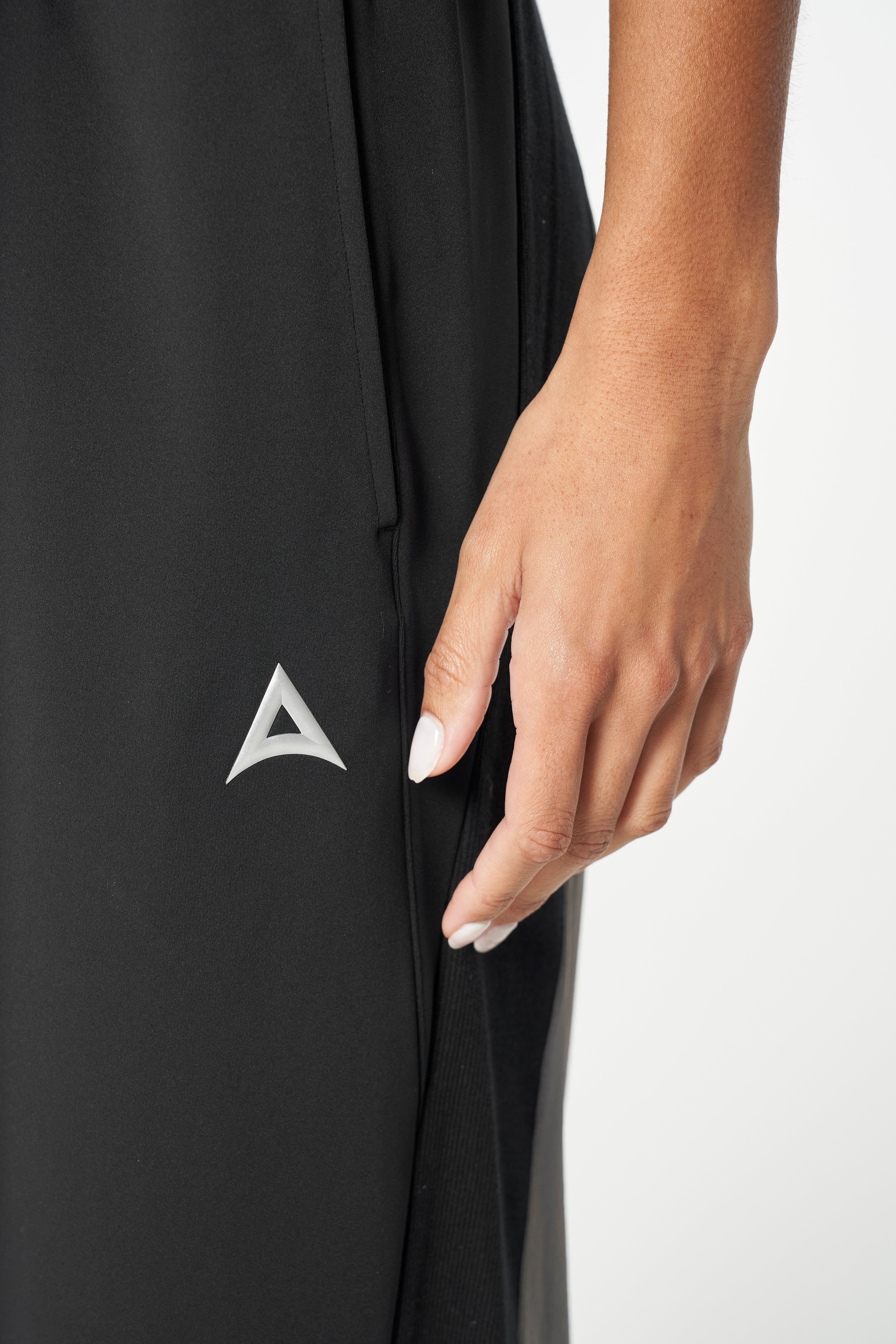 Women's Oversized Track Pants - Black