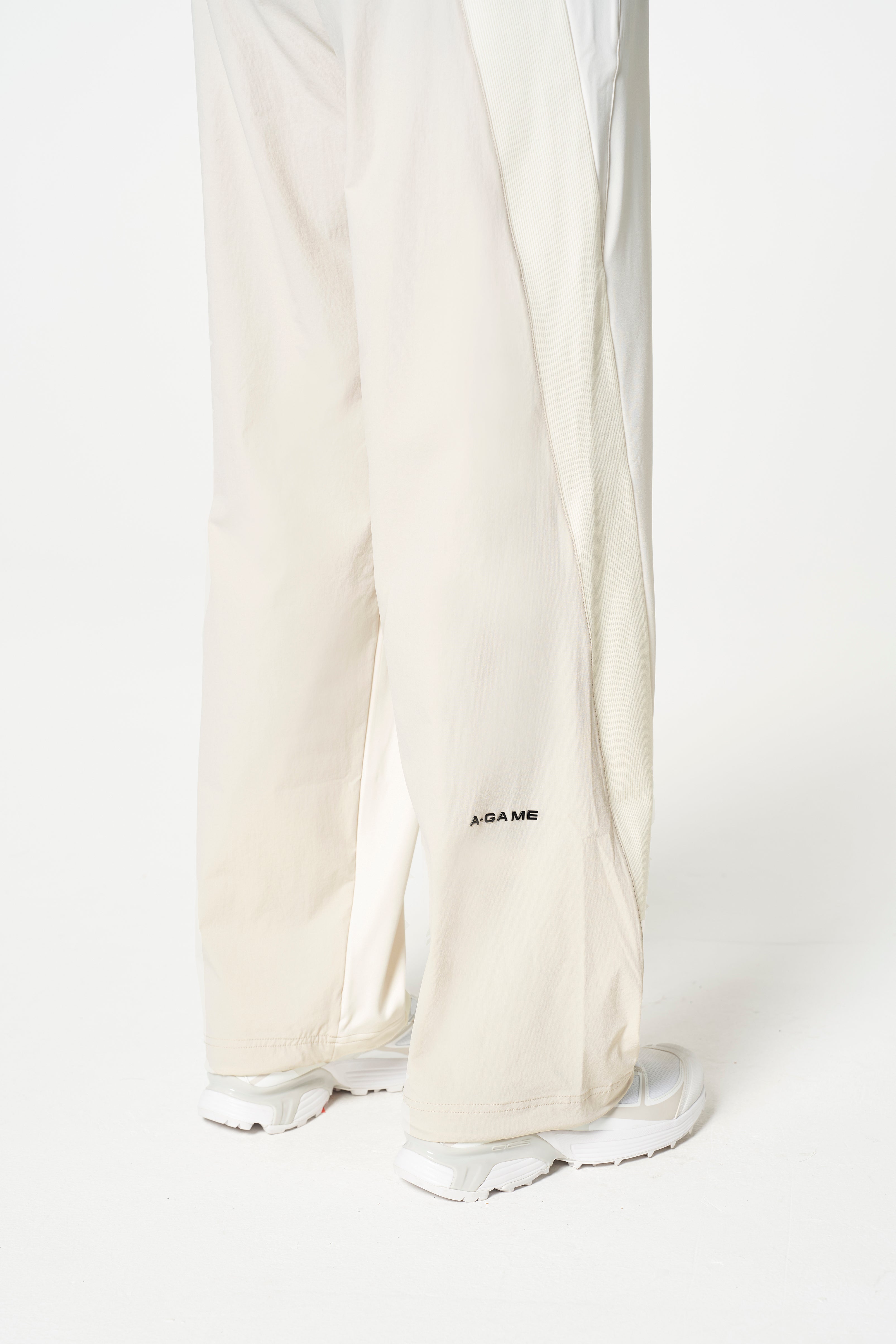 Women's Oversized Track Pants - Ecru