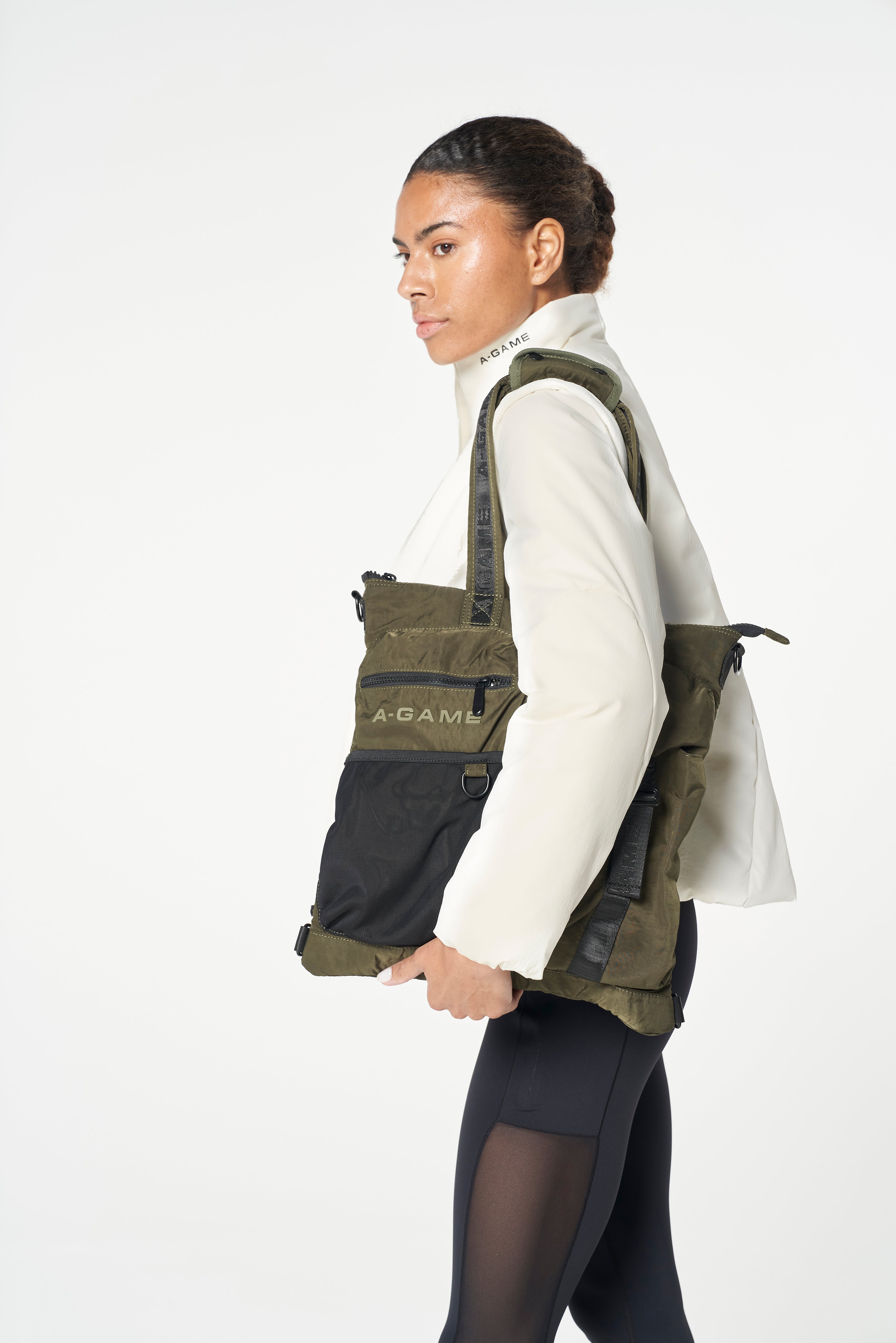 WOMENS LIGHT WEIGHT PADDED JACKET - ECRU