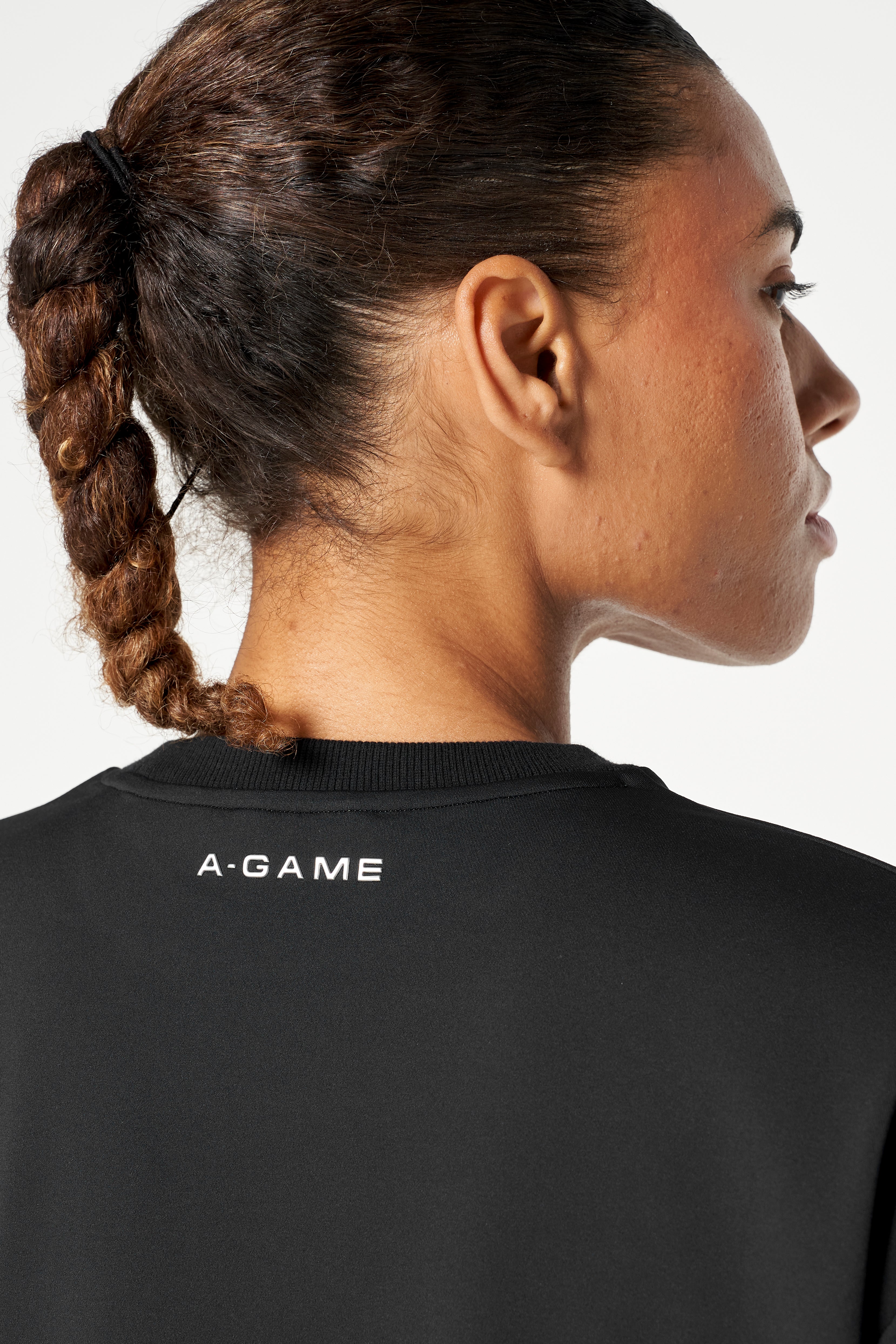 Women's Oversized Track Sweater - Black