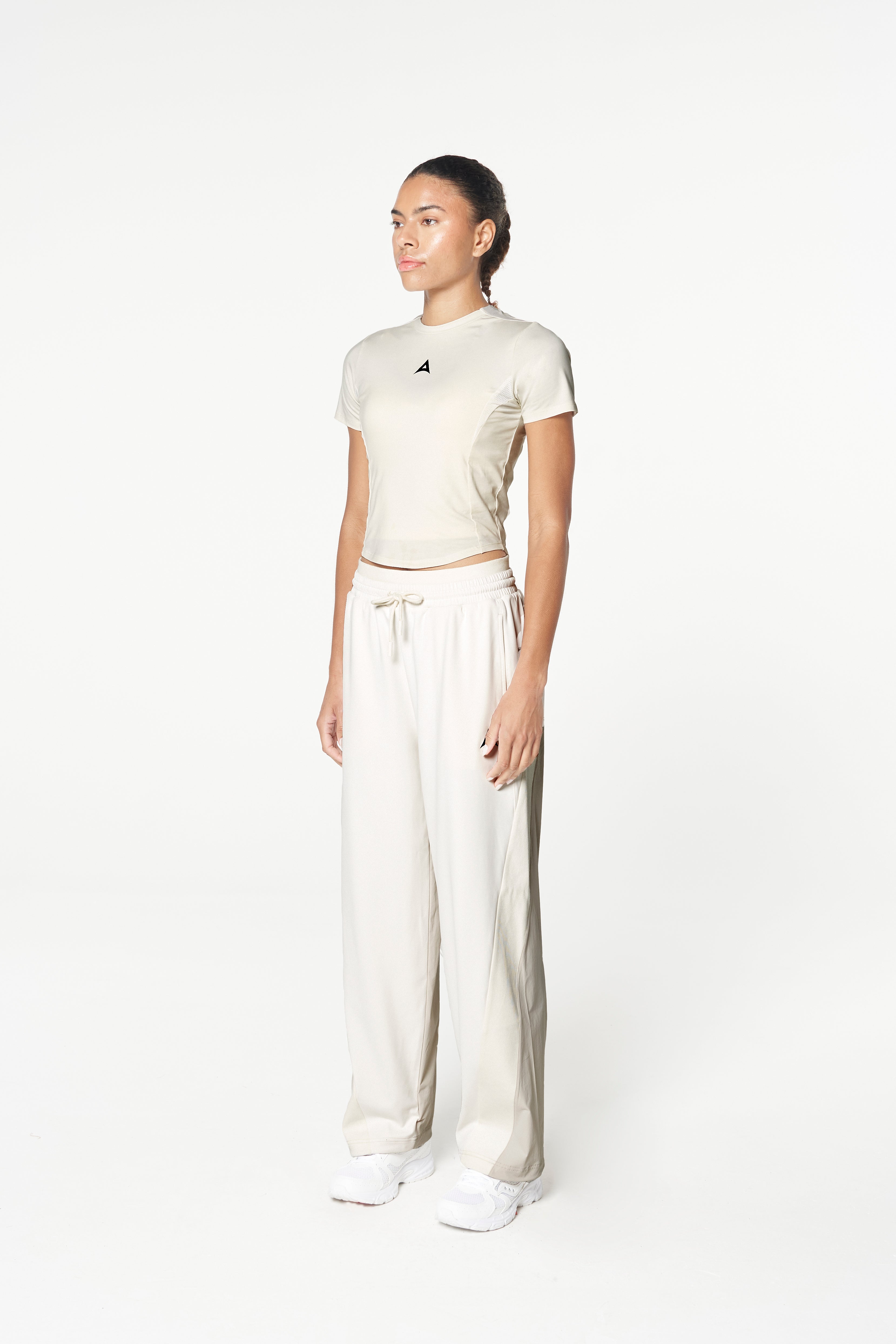 WOMENS LIFEWEAR FITTED T-SHIRT - ECRU