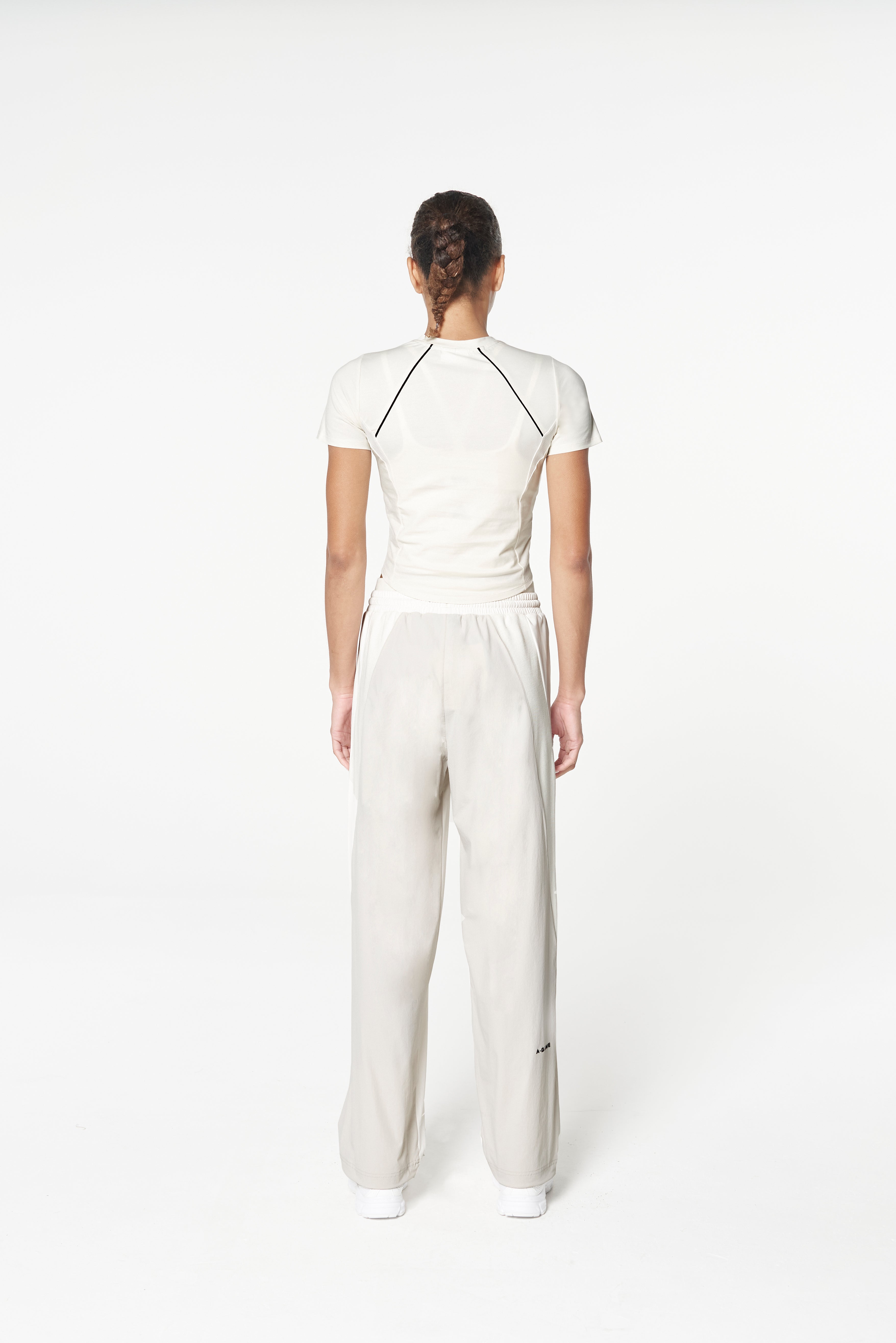 WOMENS LIFEWEAR FITTED T-SHIRT - ECRU