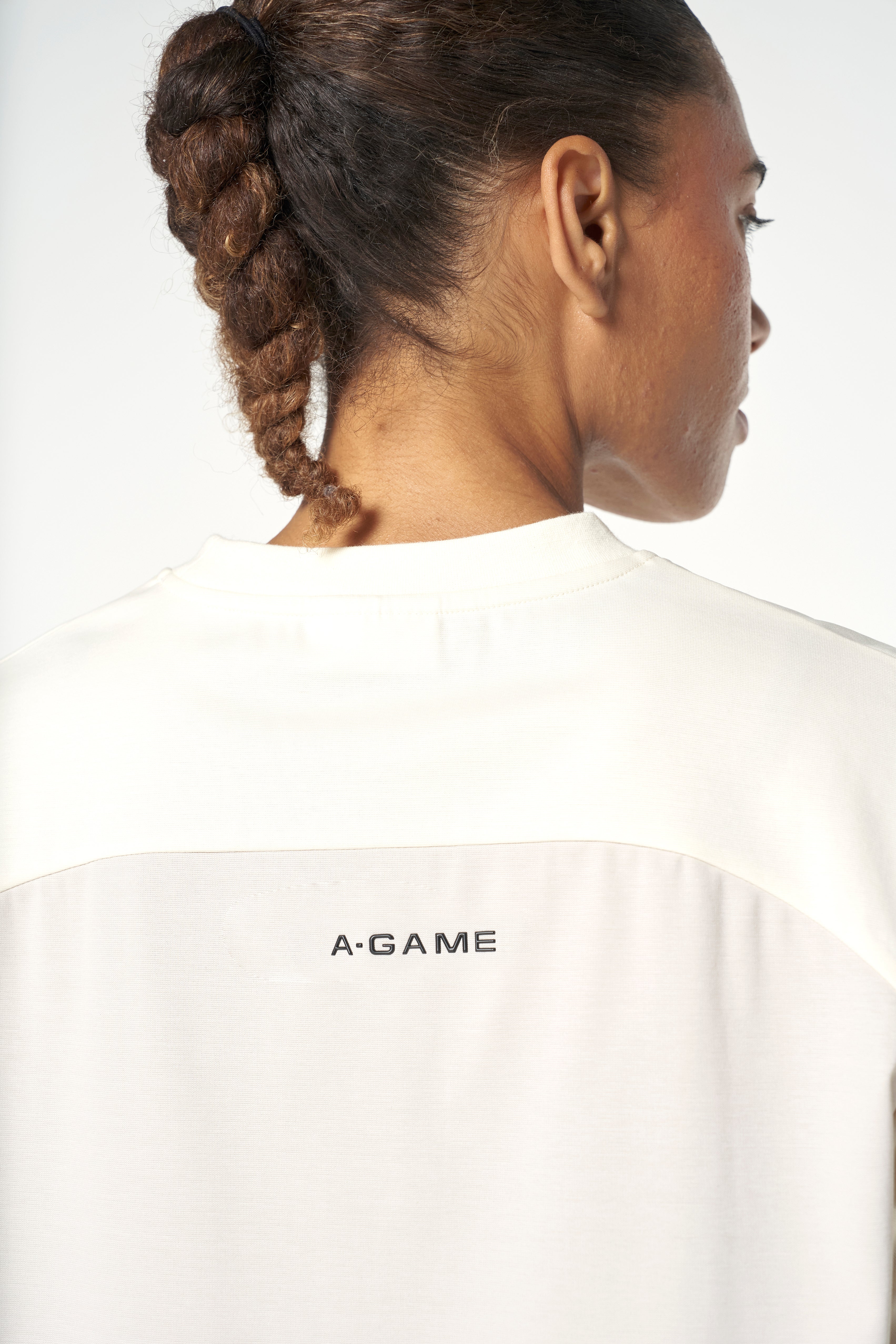 WOMENS LIFEWEAR OVERSIZED T-SHIRT - ECRU