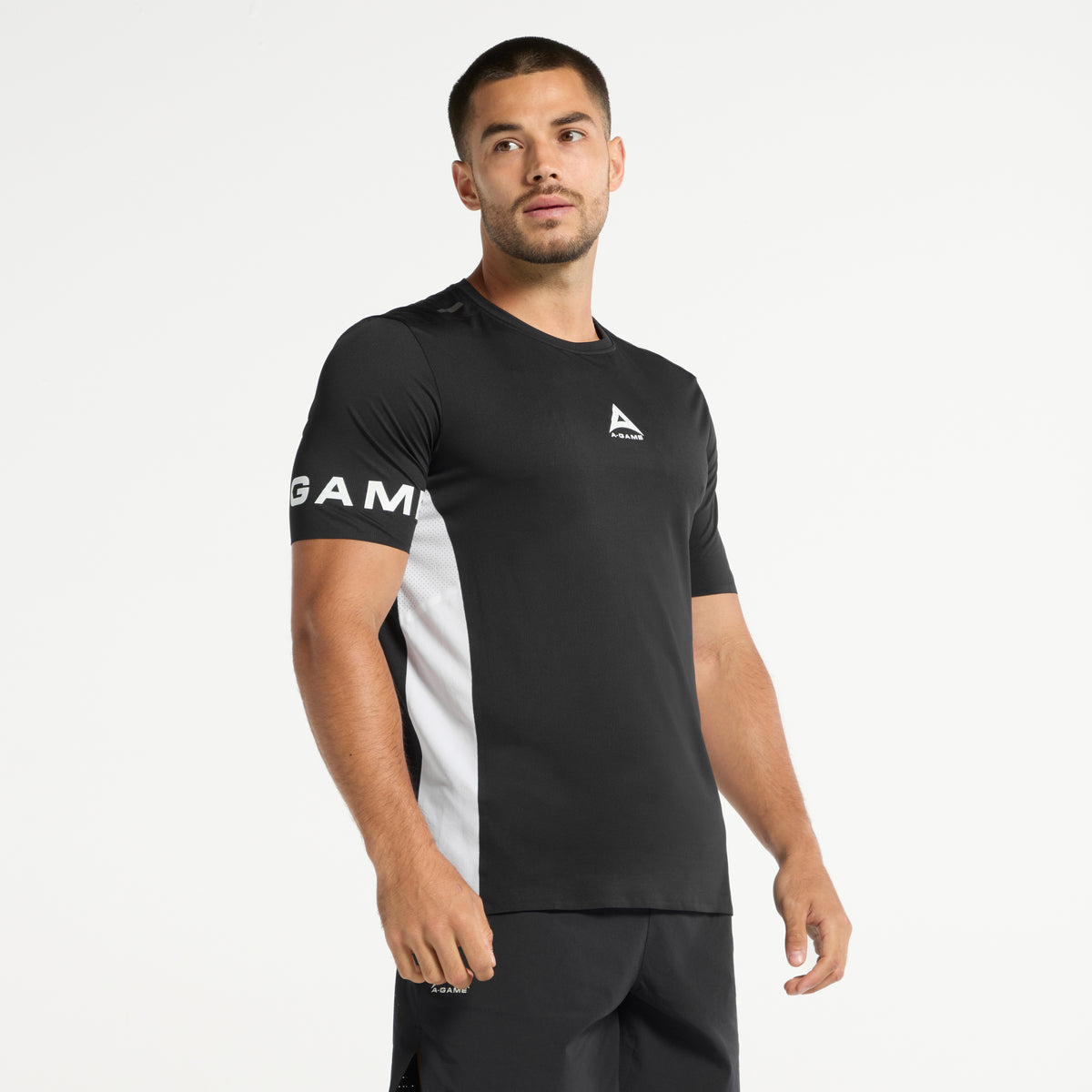 Men's Performance T-Shirt - Black/White