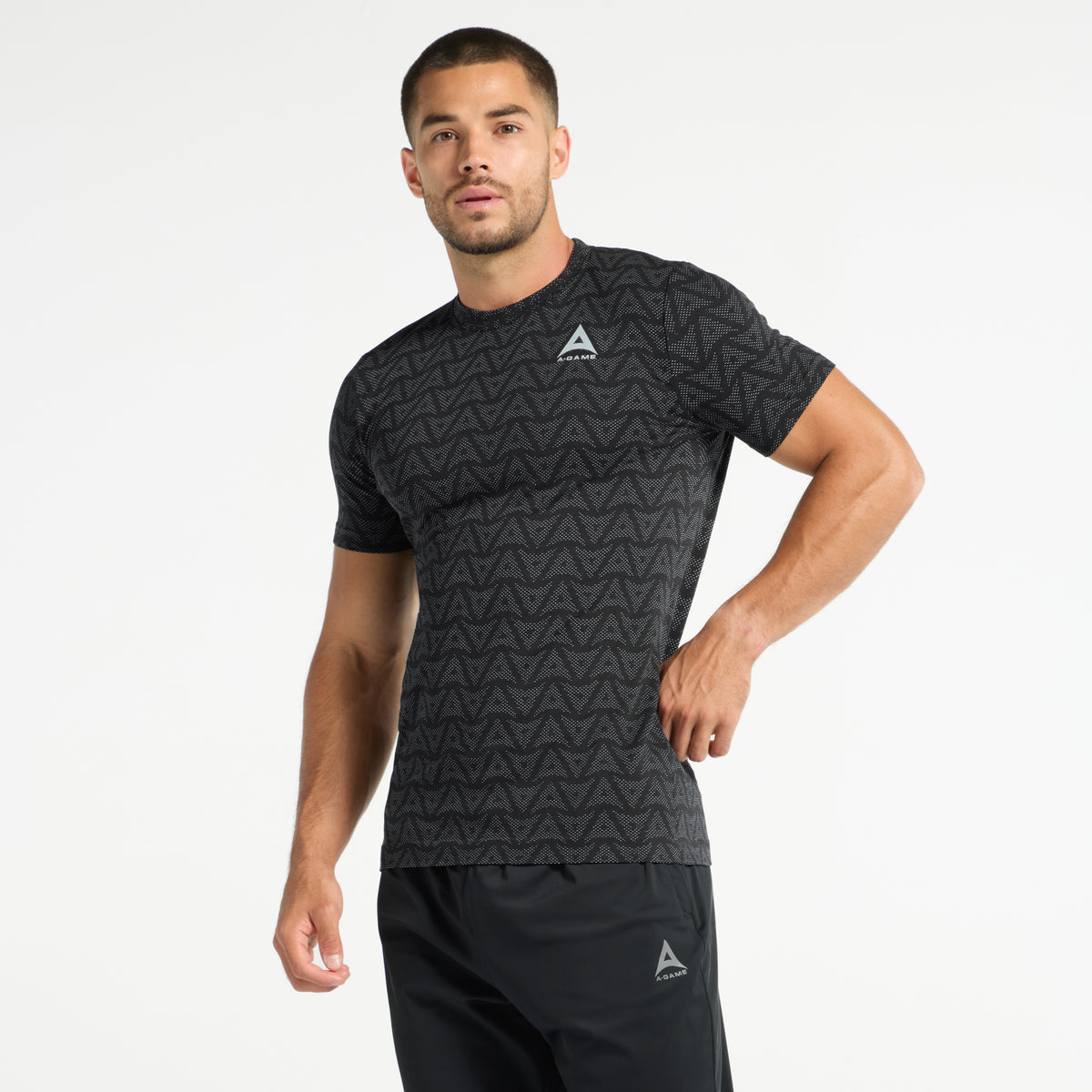 Men's Seamless T-Shirt - Black