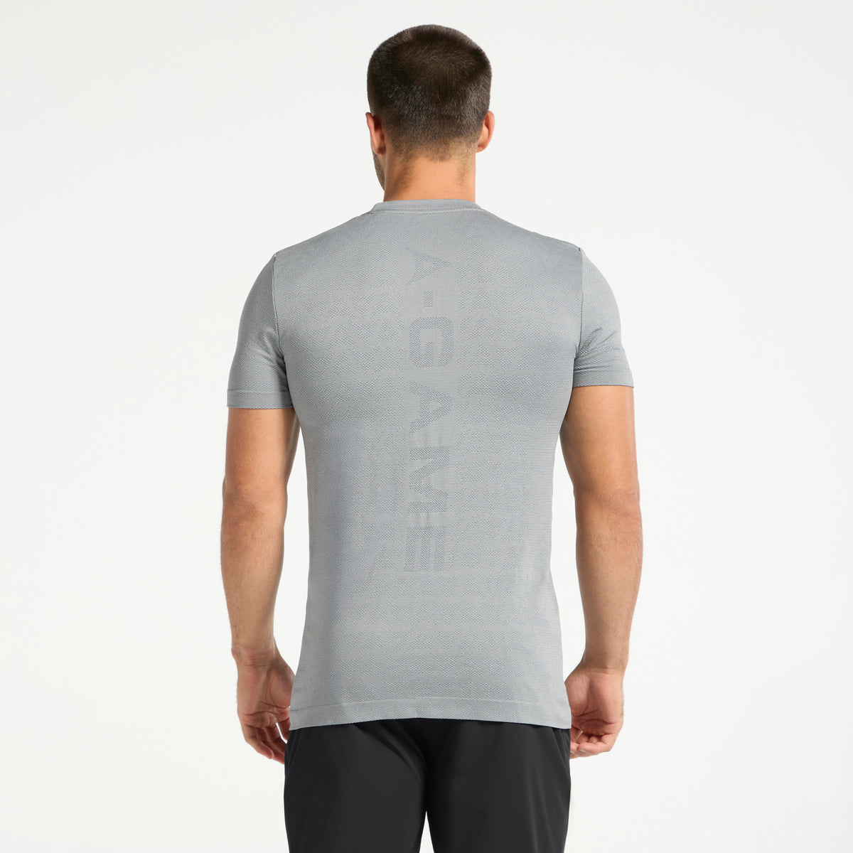 Men's Seamless T-Shirt - Steel Grey