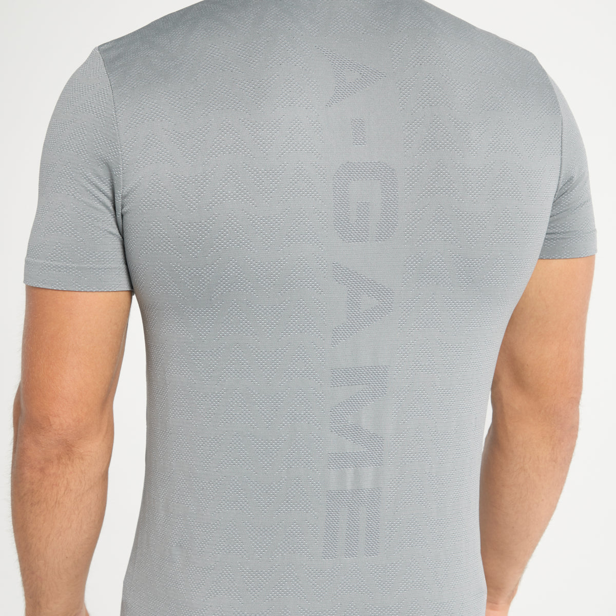 Men's Seamless T-Shirt - Steel Grey