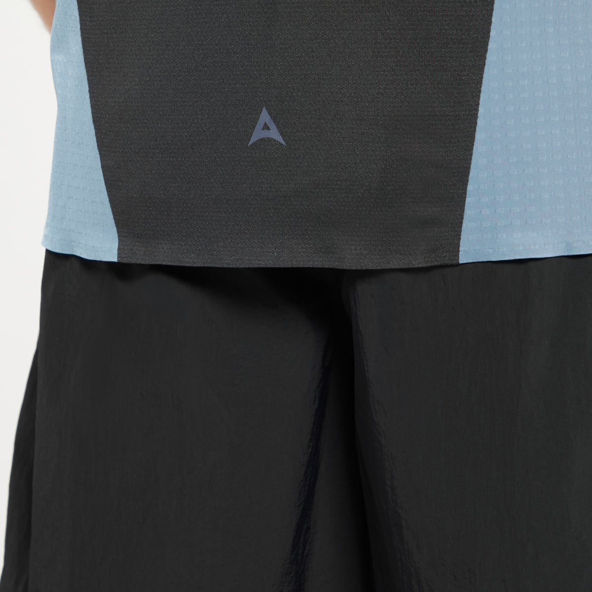 Men's Panelled Training T-Shirt - Ocean Blue/Black