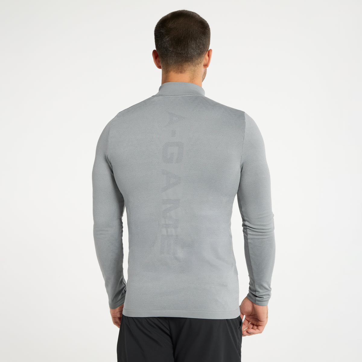 Men's Seamless Long Sleeve Top - Steel Grey