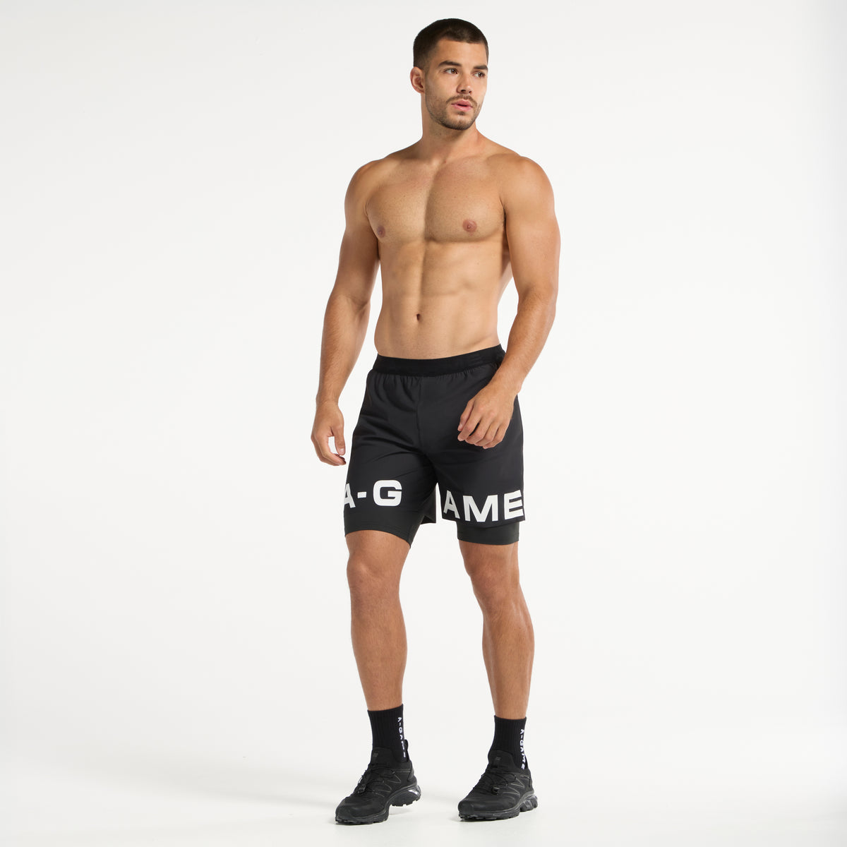 Men's 2-in-1 Shorts - Black