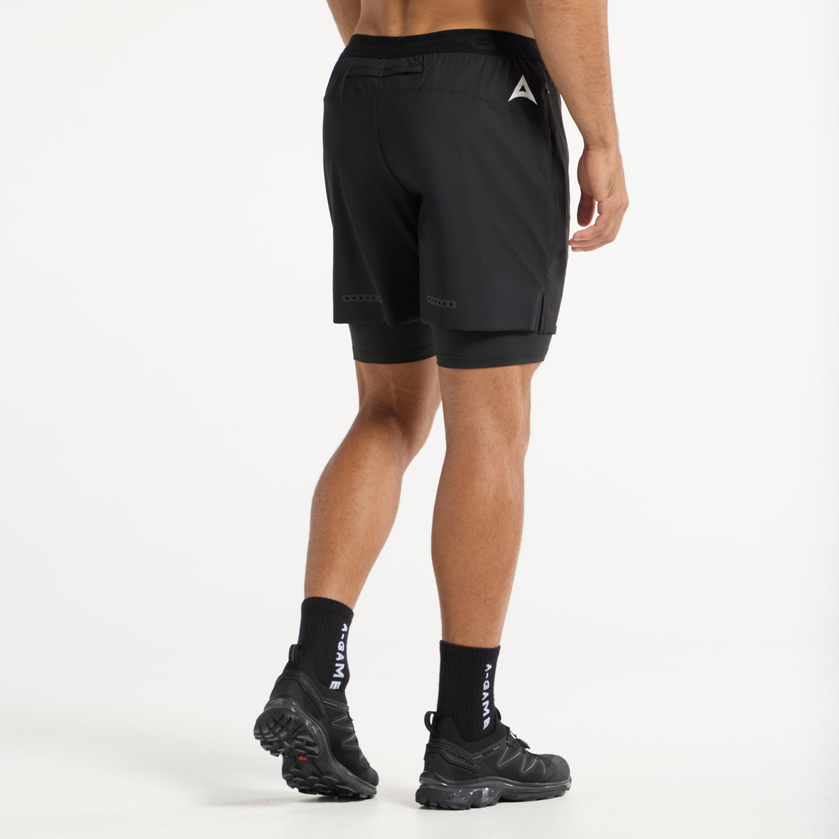 Men's 2-in-1 Shorts - Black