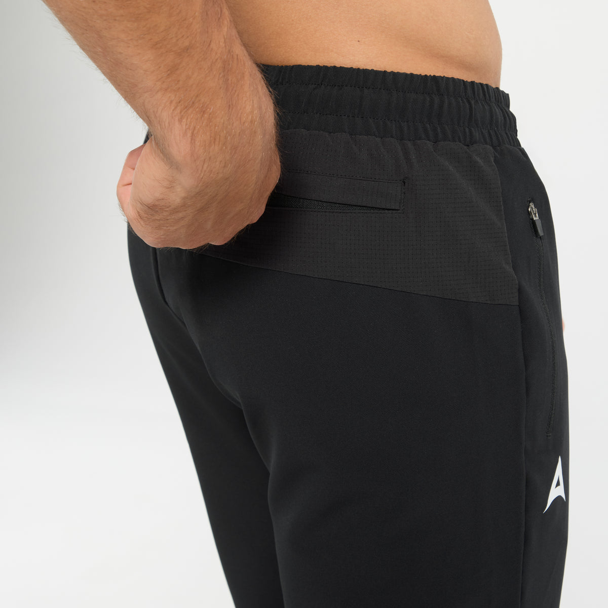 Men's Zip Training Pants - Black