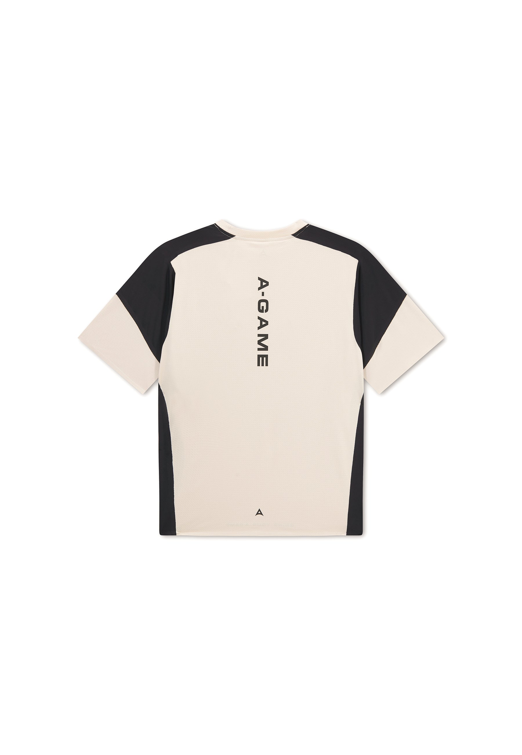 Men's Mesh T-Shirt - Beige / Black
