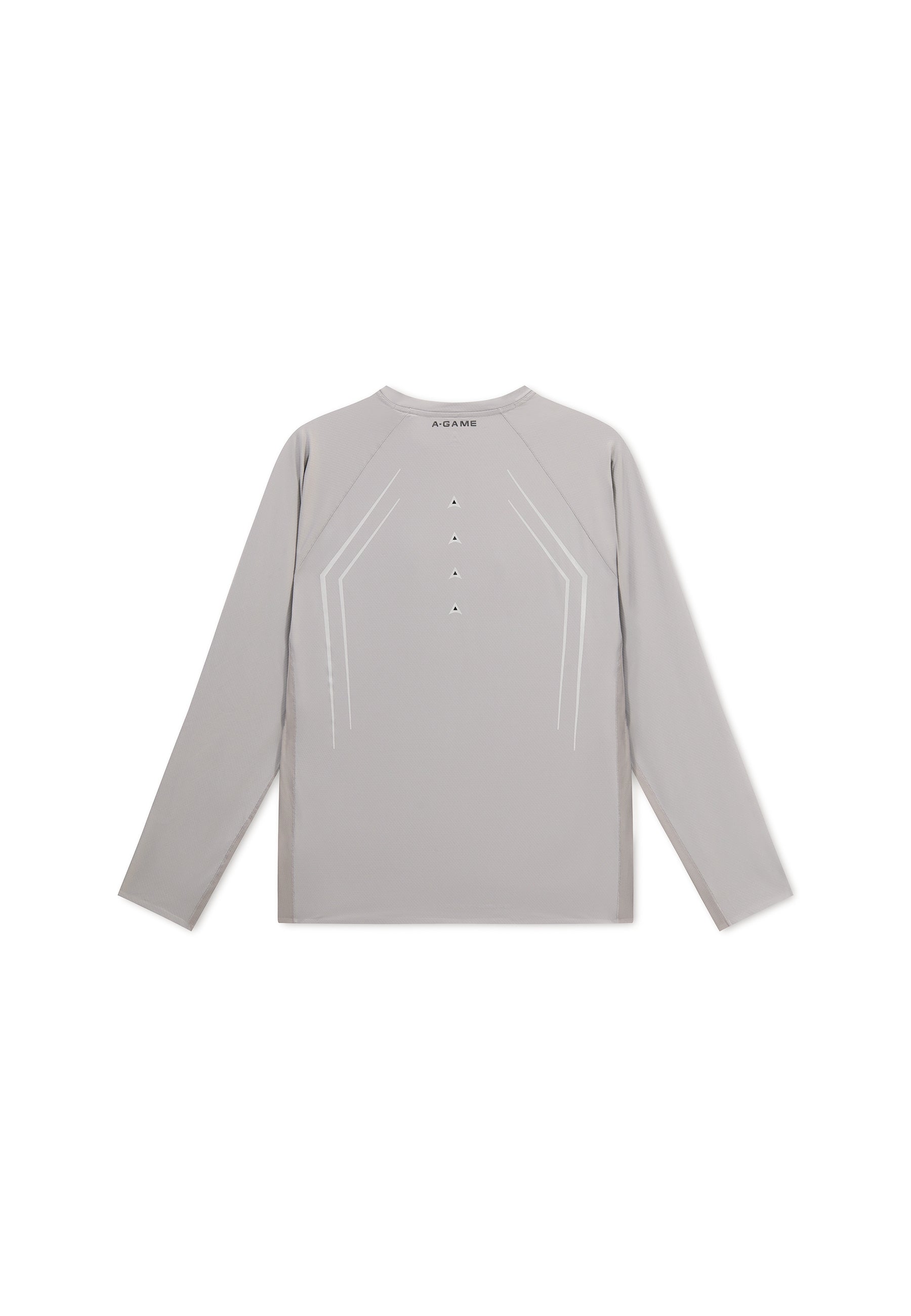 Men's Mesh Long Sleeve T-Shirt - Grey