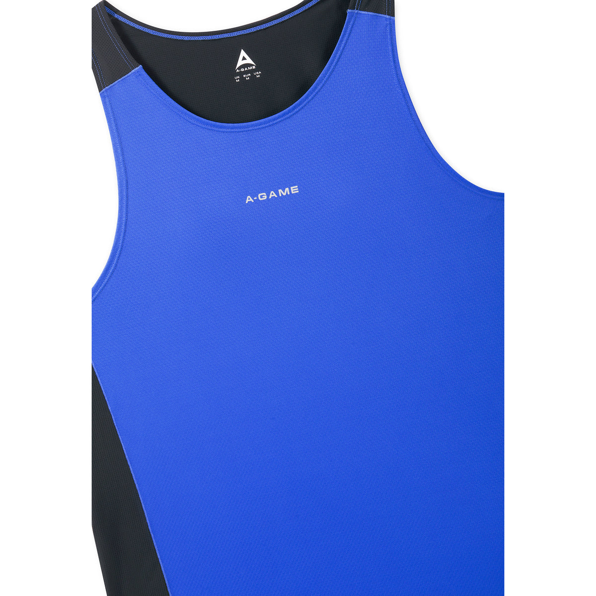 Men's Mesh Panel Vest - Cobalt Blue / Black