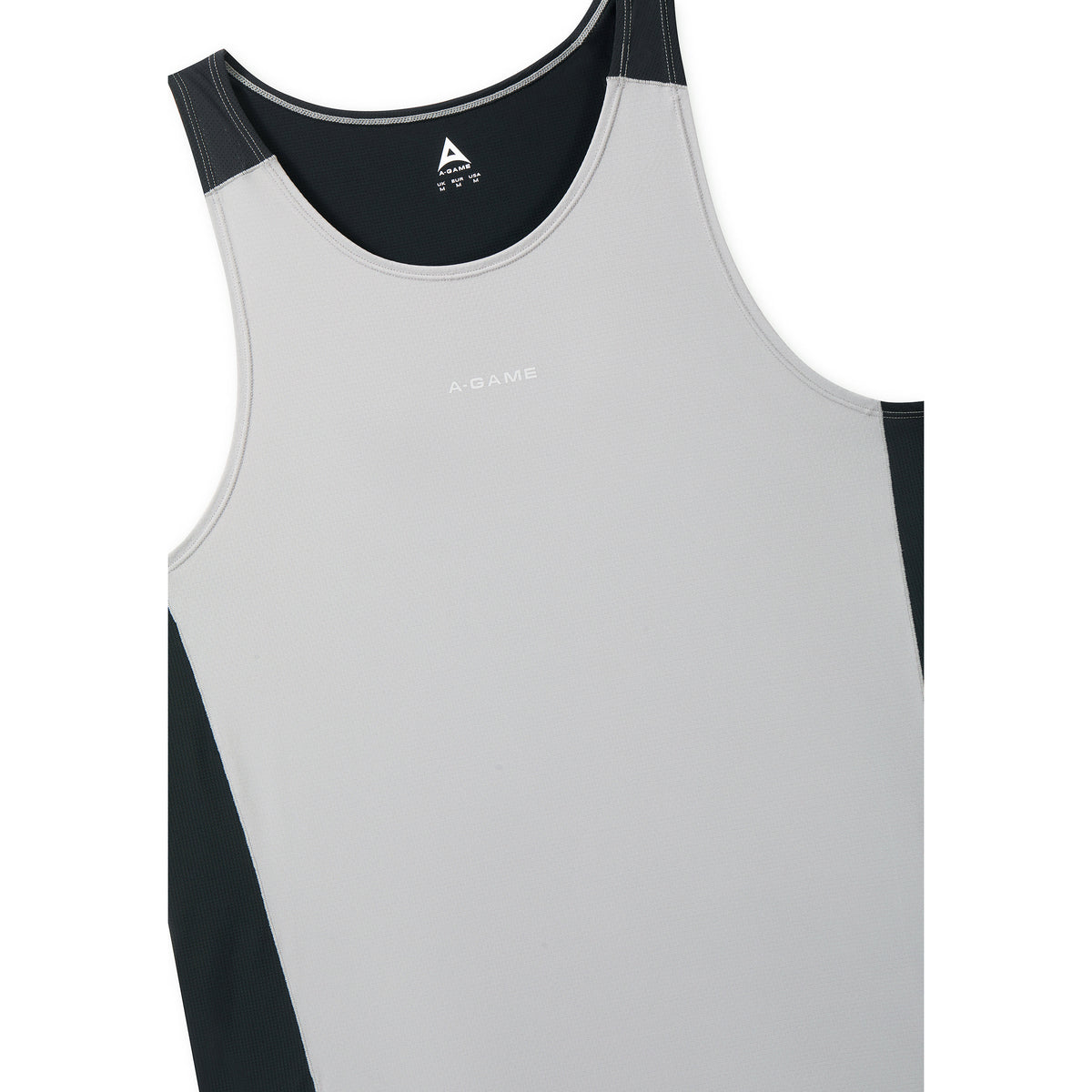 Men's Mesh Panel Vest - Grey / Black
