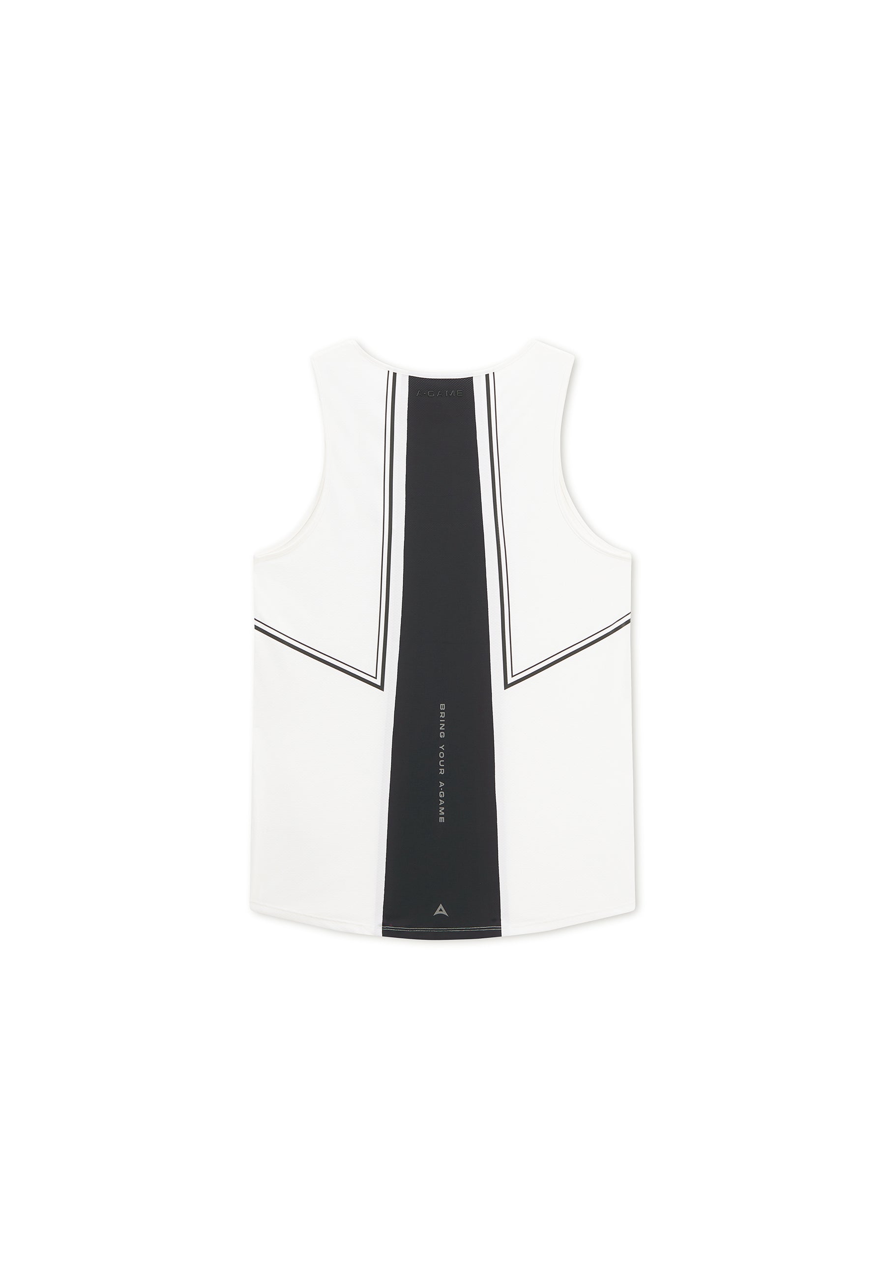 Men's Curved Hem Training Vest - White
