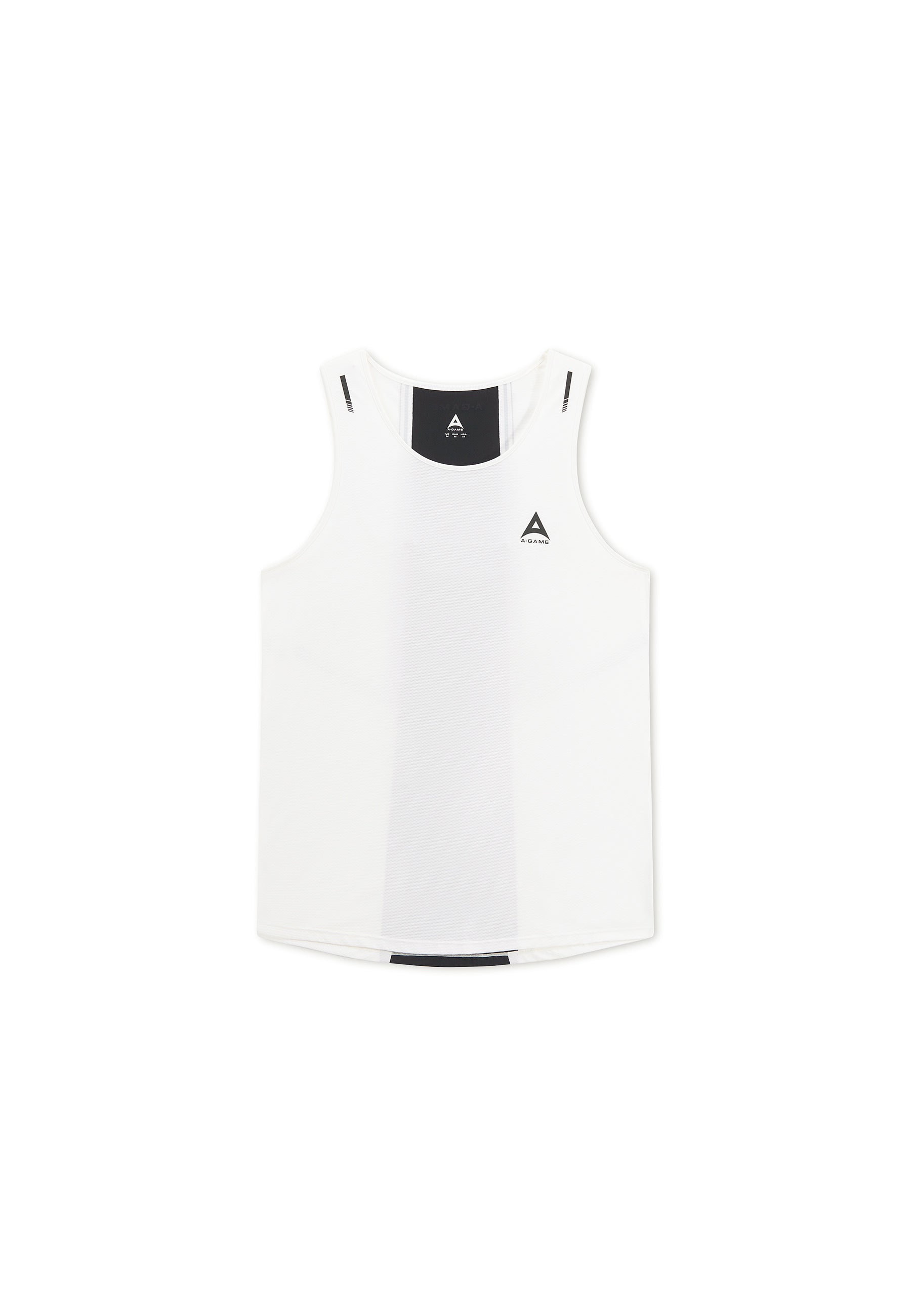 Men's Curved Hem Training Vest - White