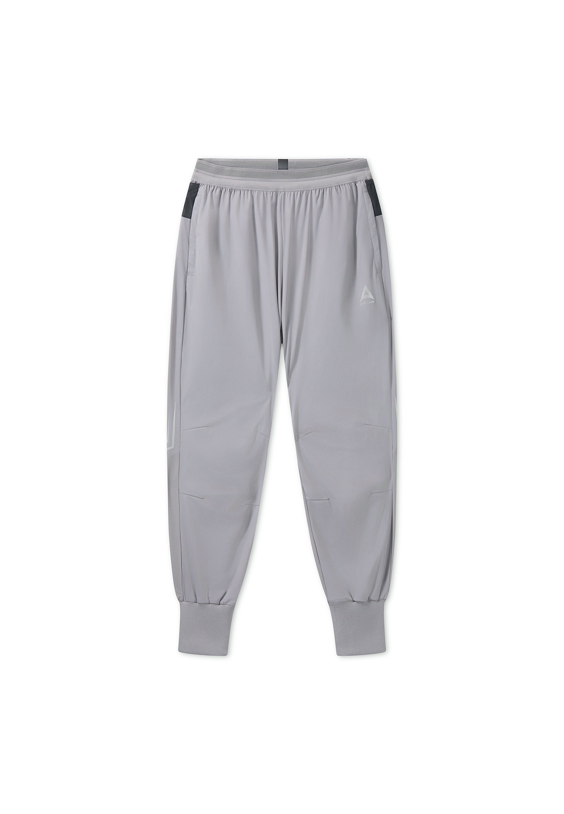 Men's Cuffed Training Pants - Grey / Black