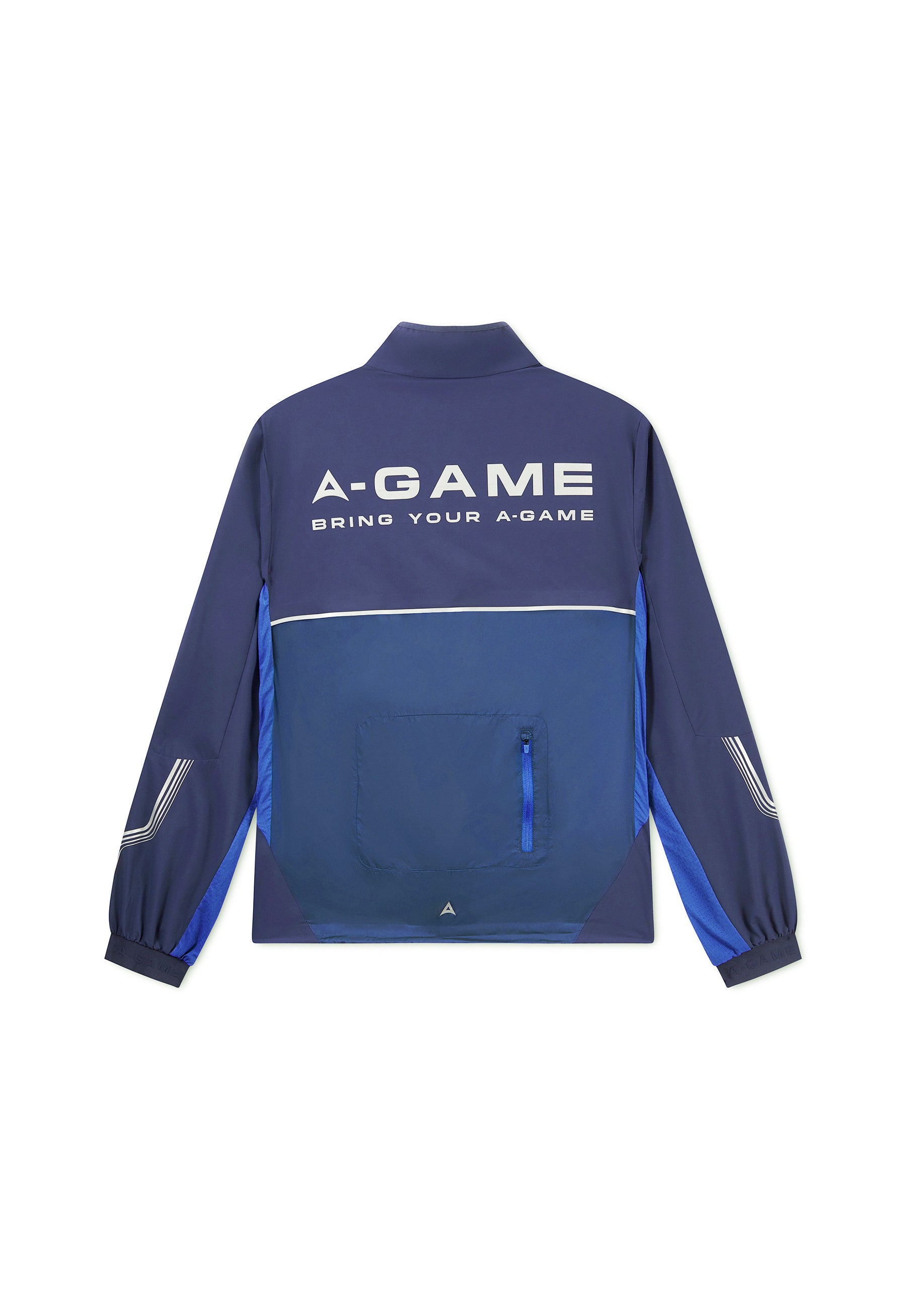 MENS LIGHTWEIGHT WINDBREAKER JACKET - NAVY / COBALT BLUE