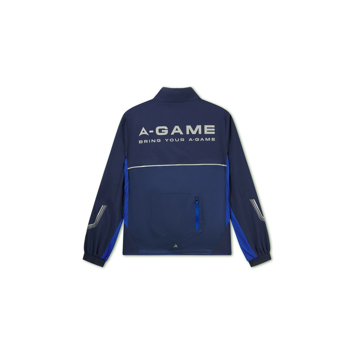 Men's Lightweight Windbreaker Jacket - Navy / Cobalt Blue