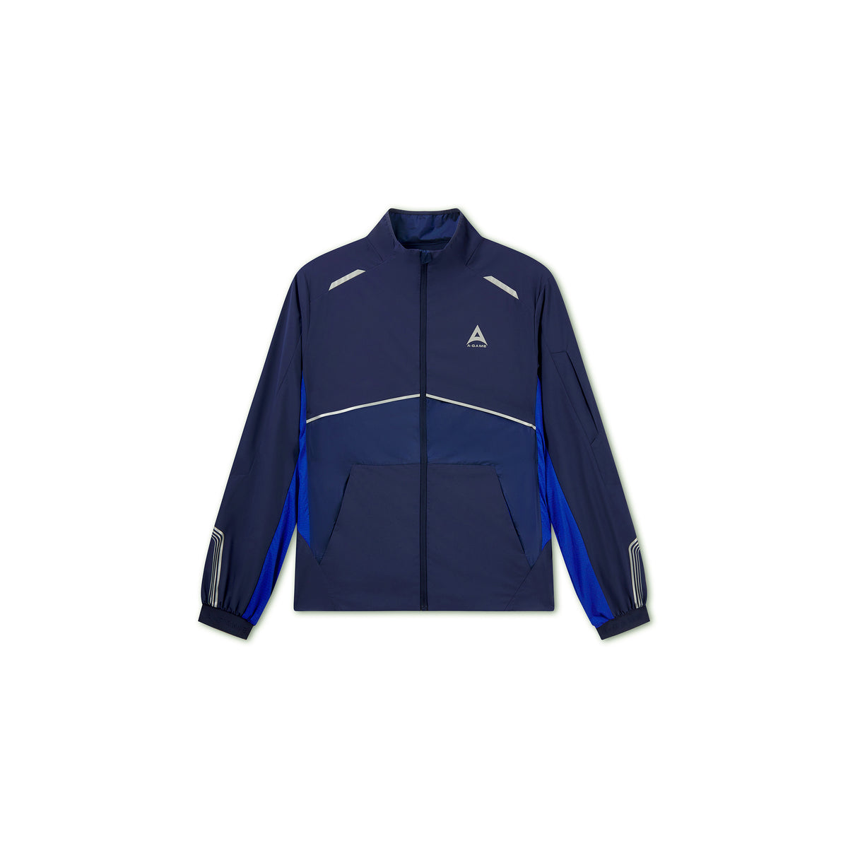 Men's Lightweight Windbreaker Jacket - Navy / Cobalt Blue