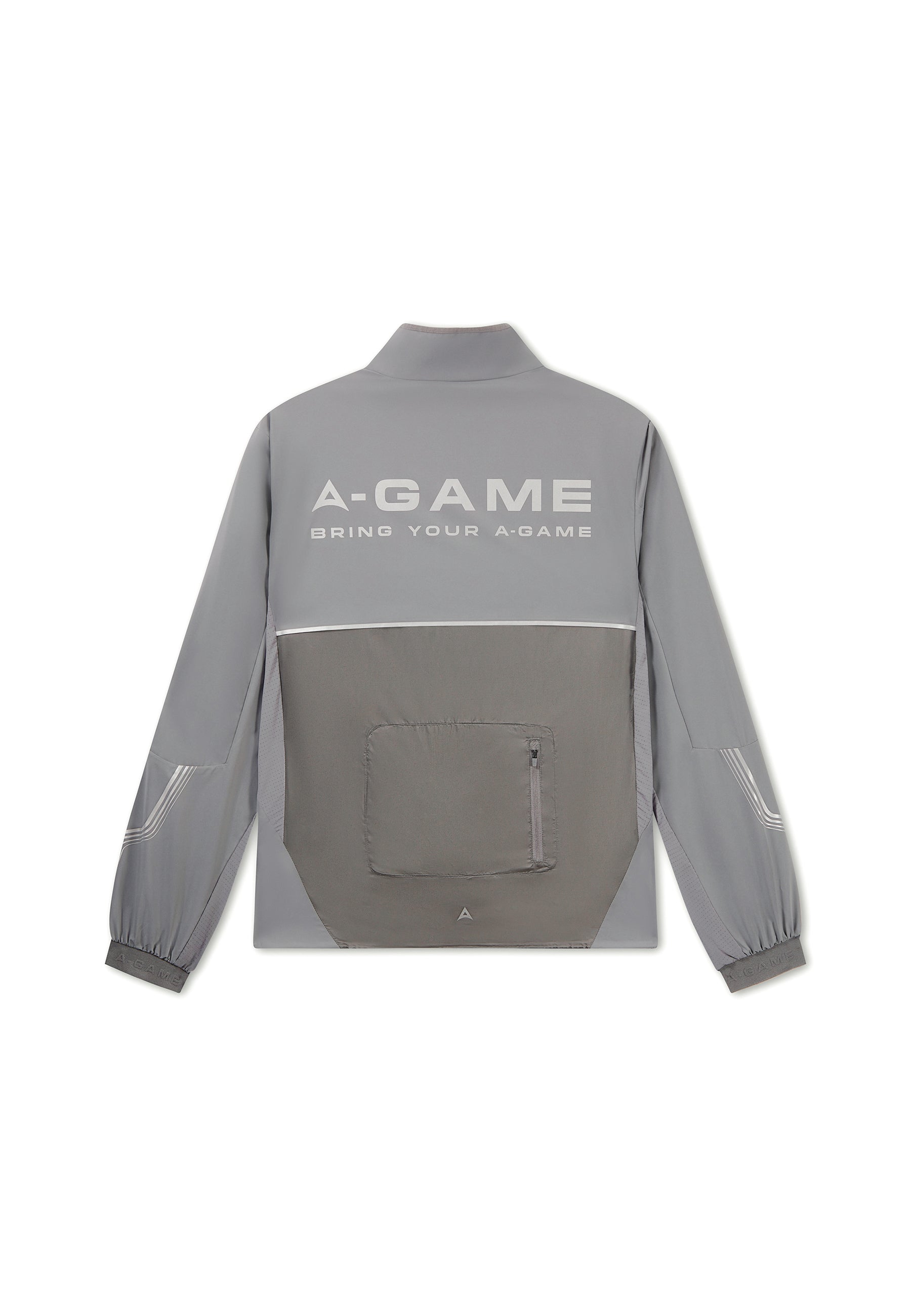 MENS LIGHTWEIGHT WINDBREAKER JACKET - DK GREY