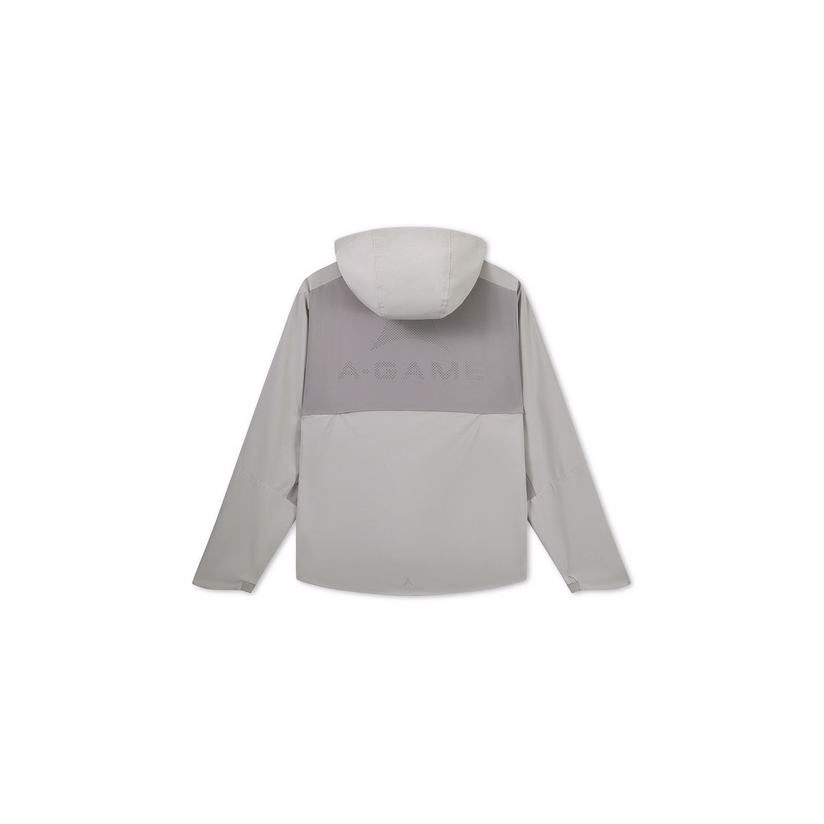 Men's Panelled Lightweight Jacket - Grey / Dk Grey