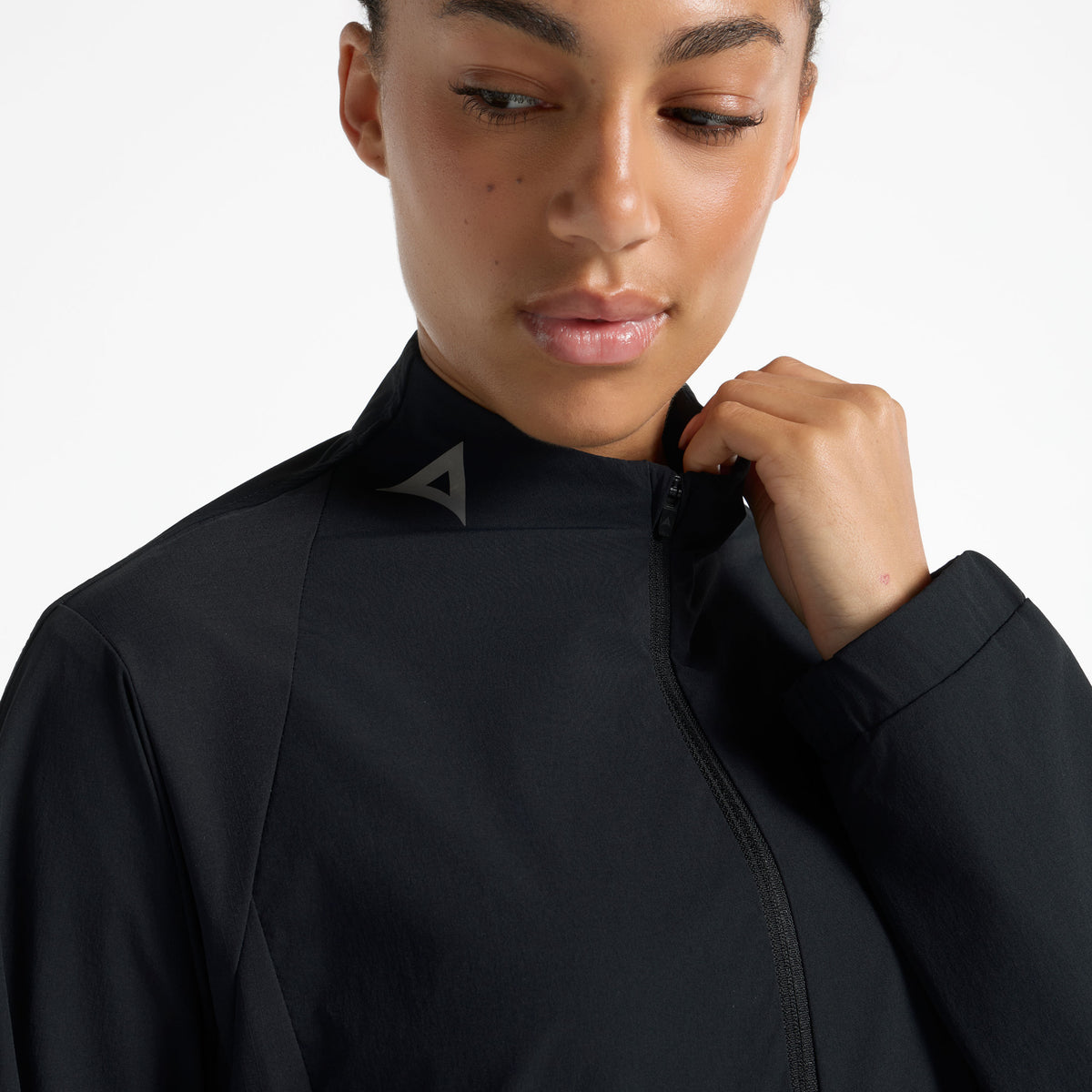 Women's Half Zip Pullover Jacket - Black