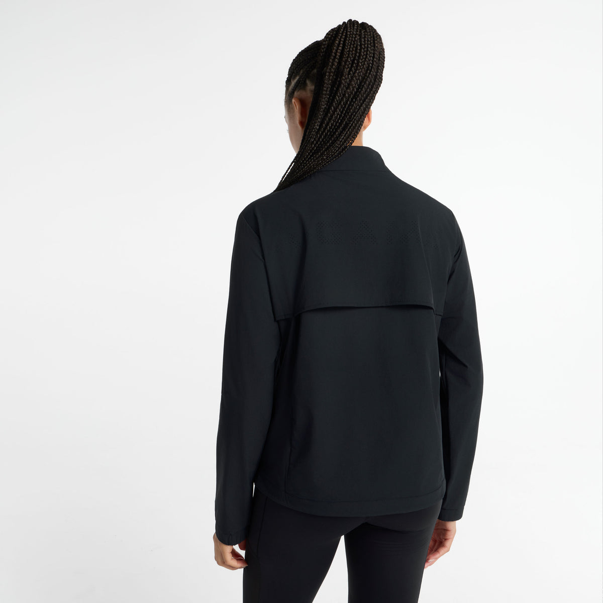 Women's Half Zip Pullover Jacket - Black