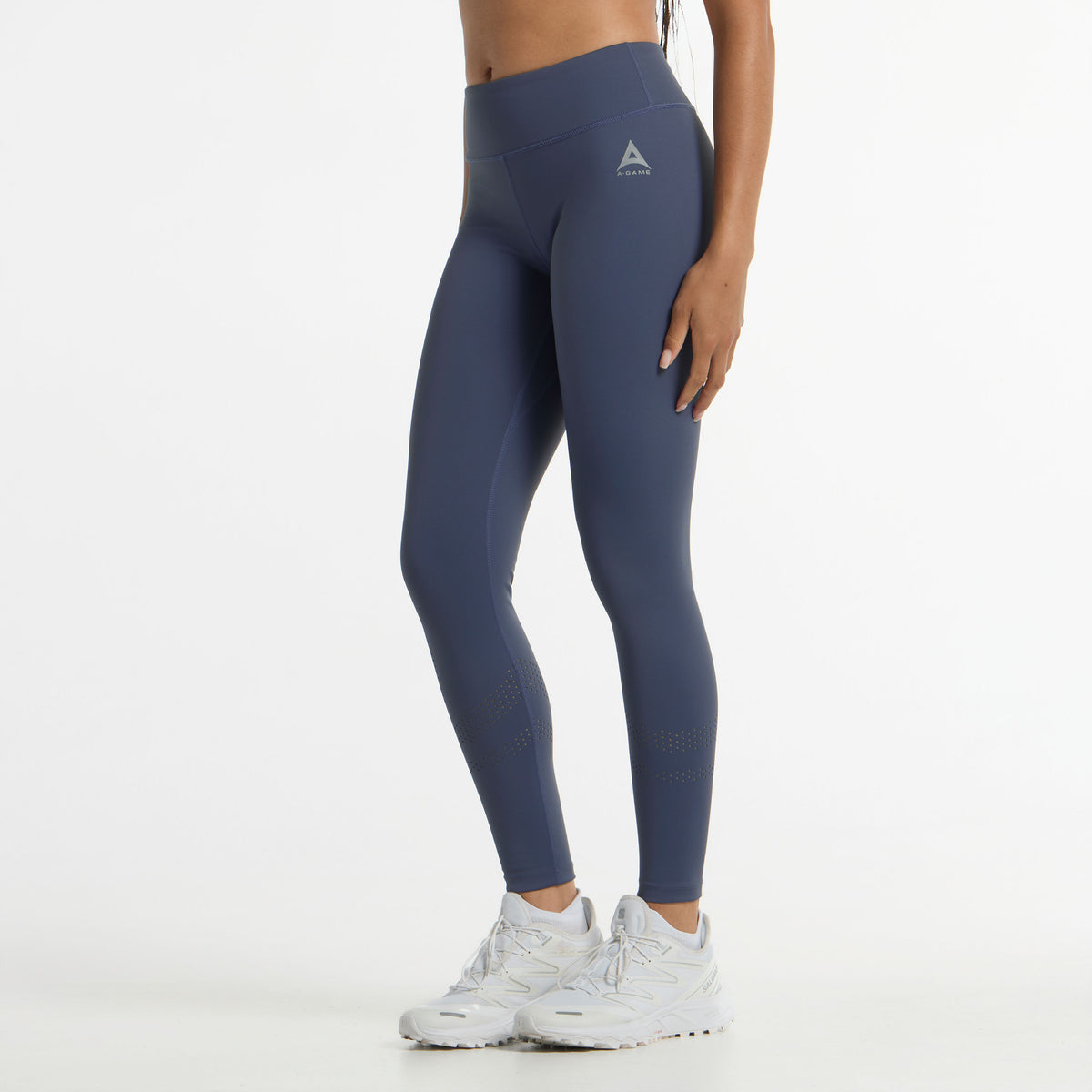 Women's High Waisted Training Leggings - Blue