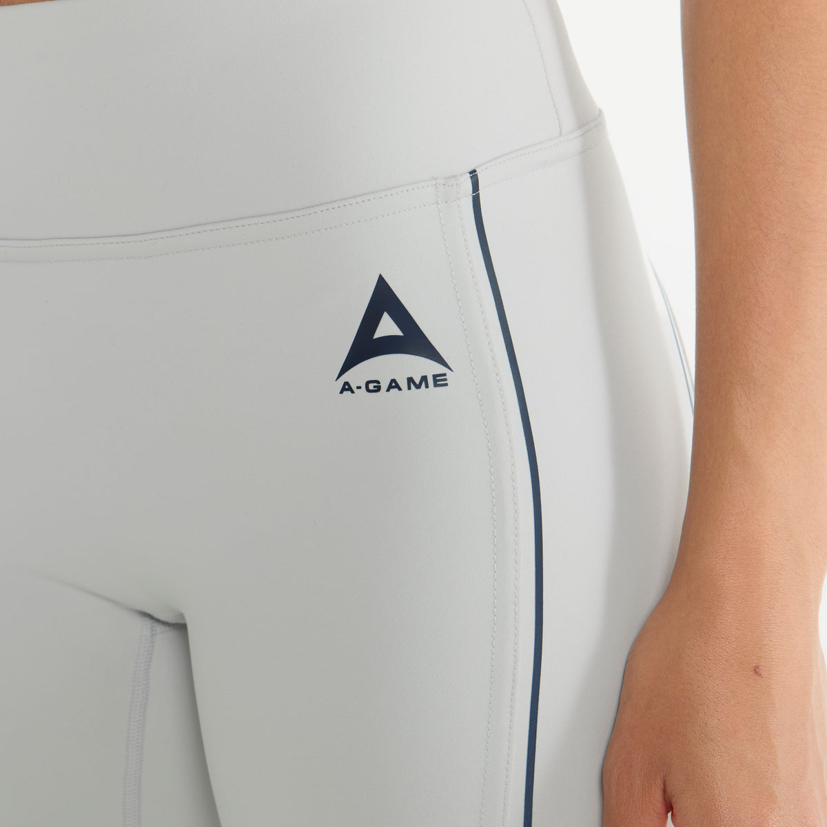 Women's Reflective Running Leggings - Grey