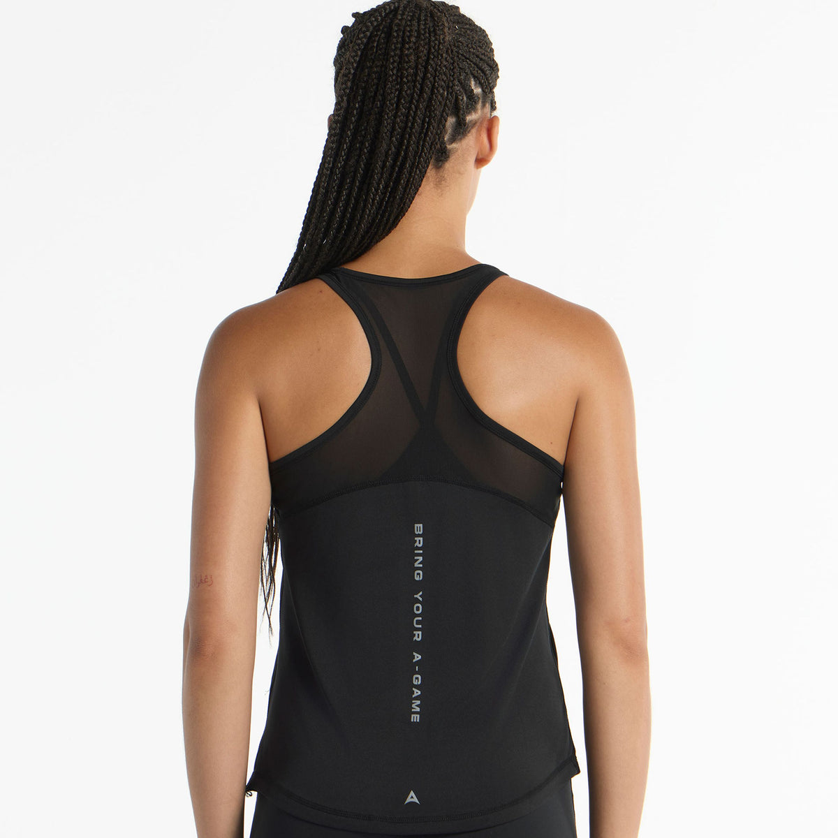 Women's Relaxed Racer Back Vest - Black
