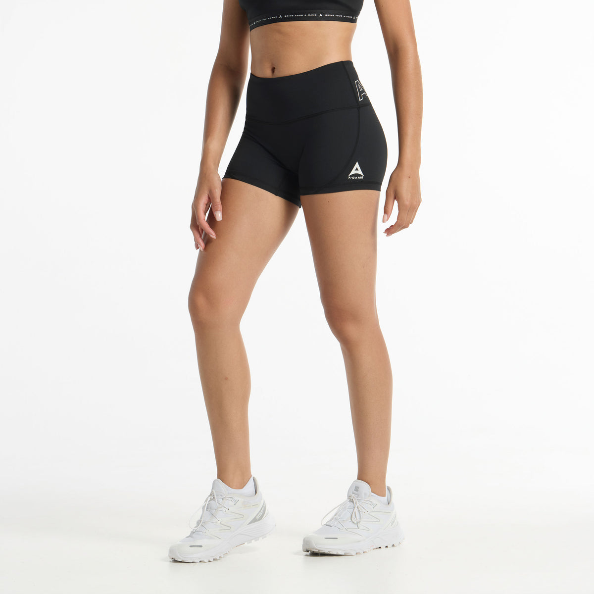 Women's Mini Training Shorts - Black