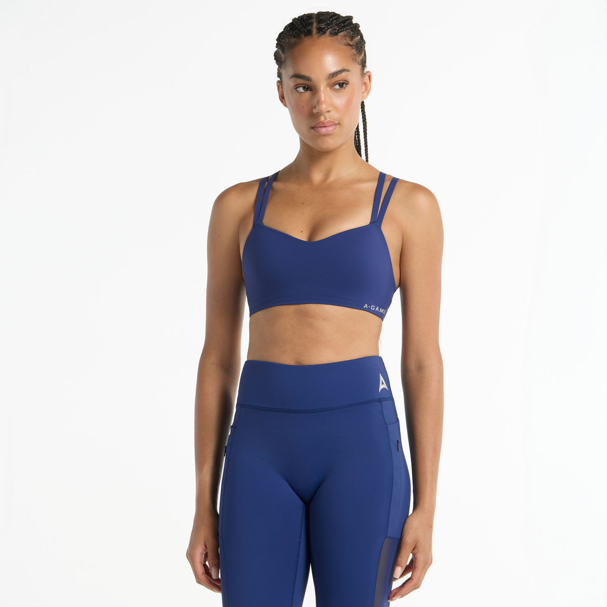 Women's Light Support Sports Bra - Navy