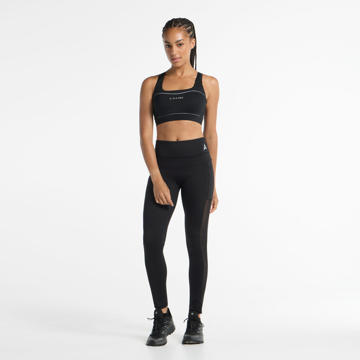 Women's Light Support Sports Bra - Black