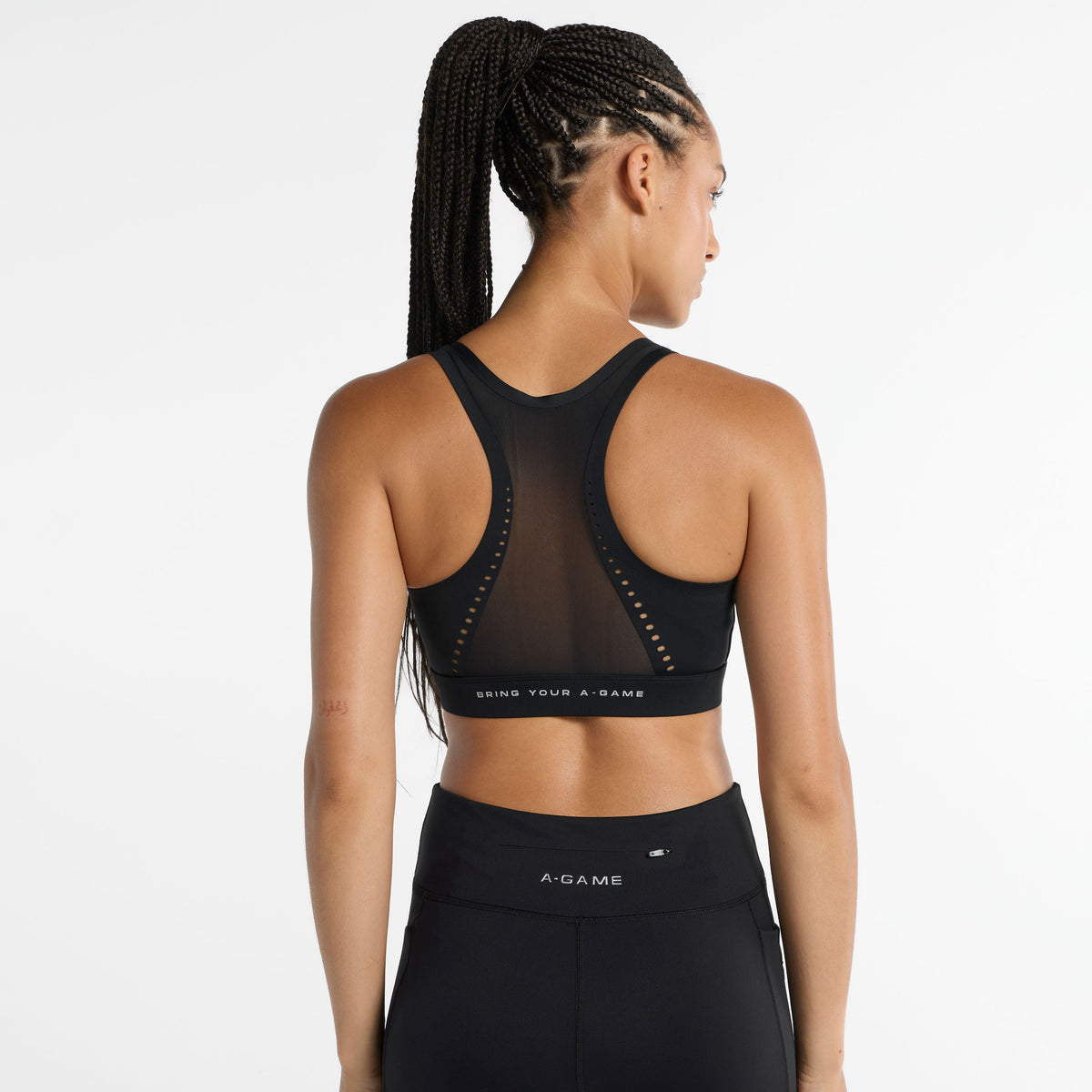 Women's Light Support Sports Bra - Black