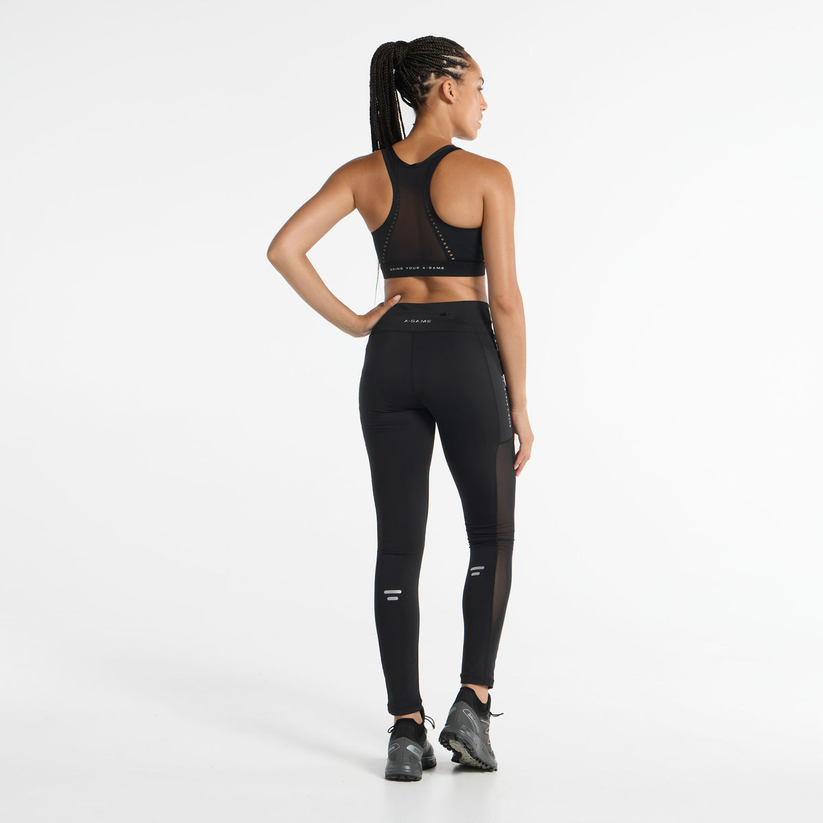 Women's Light Support Sports Bra - Black