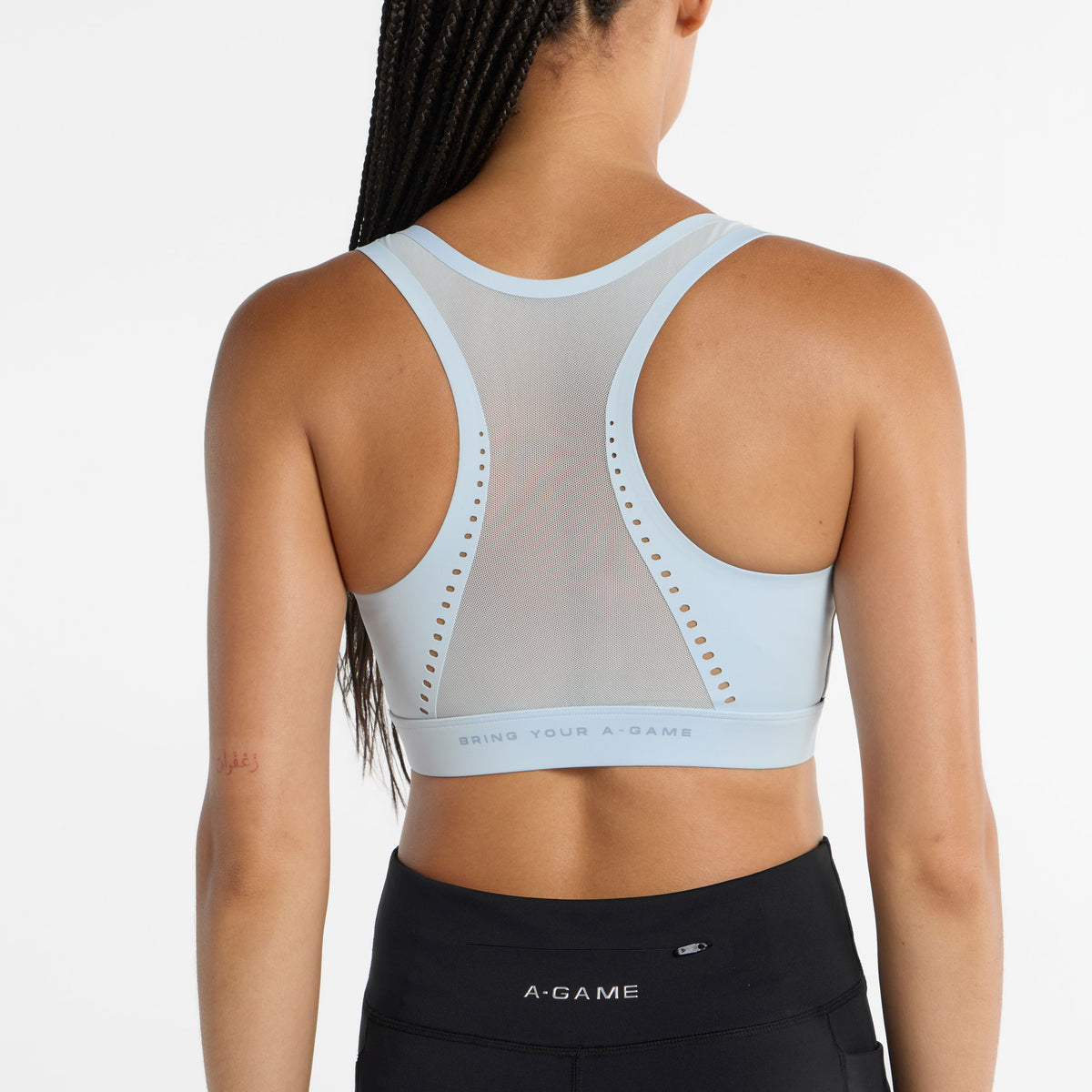 Women's Light Support Sports Bra - Pale Blue